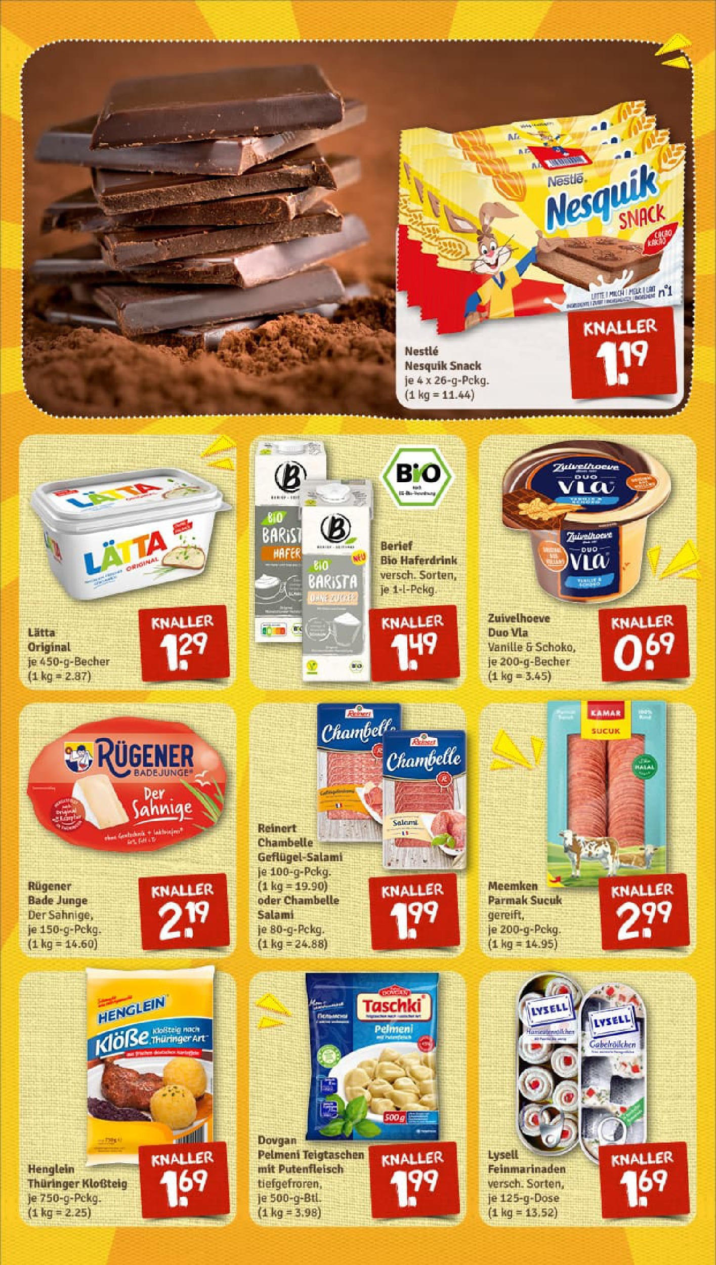 REWE Prospekt ab 01.09.2025 zum Blättern » Angebote | Seite: 9 | Produkte: Haferdrink, Lätta, Salami, Meemken REWE Prospekt ab 01.09.2025 zum Blättern » Angebote | Seite: 9 | Produkte: Haferdrink, Lätta, Salami, Meemken
