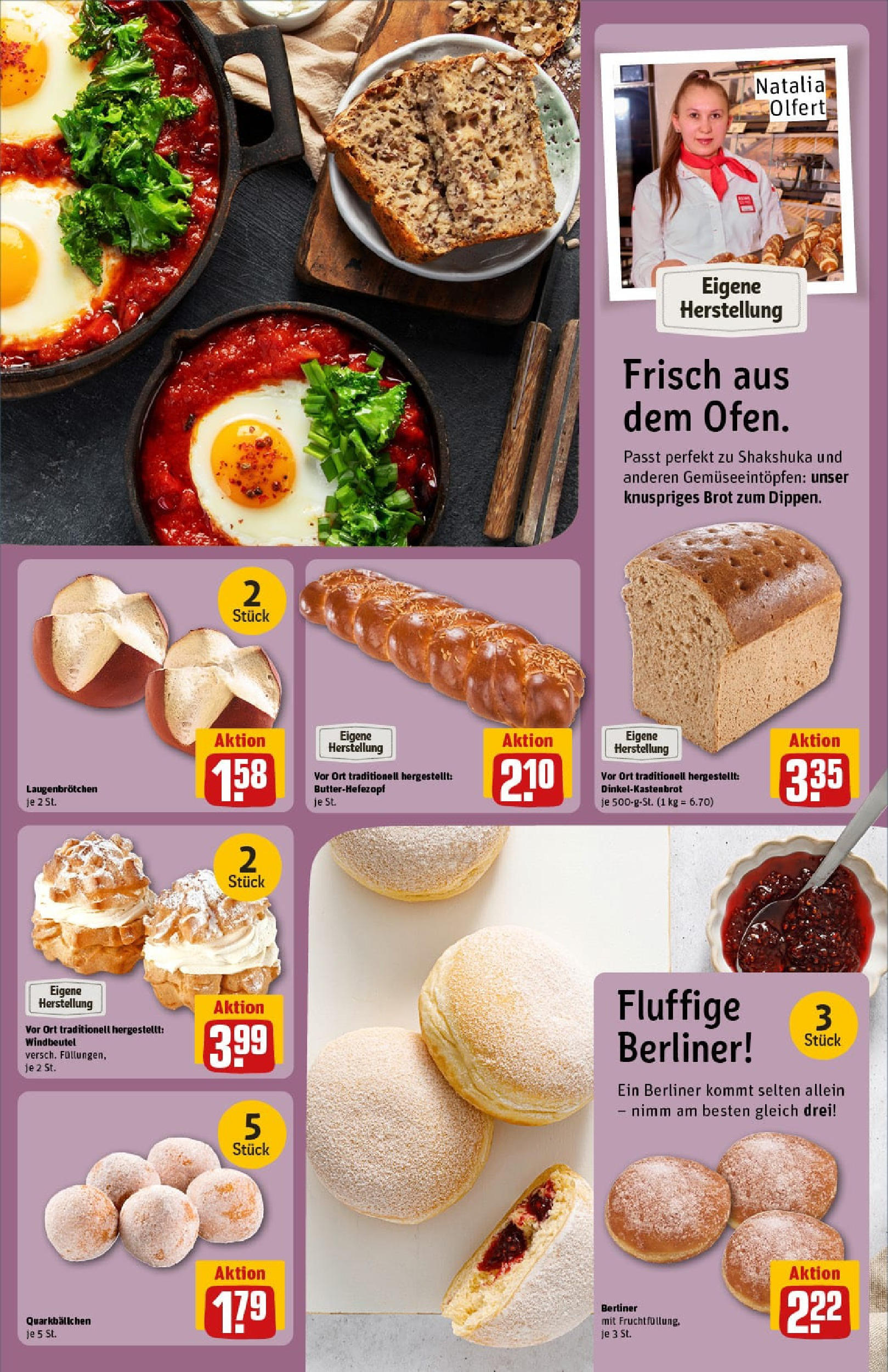 REWE Prospekt ab 01.09.2025 zum Blättern » Angebote | Seite: 14 | Produkte: Berliner, Brot REWE Prospekt ab 01.09.2025 zum Blättern » Angebote | Seite: 14 | Produkte: Berliner, Brot