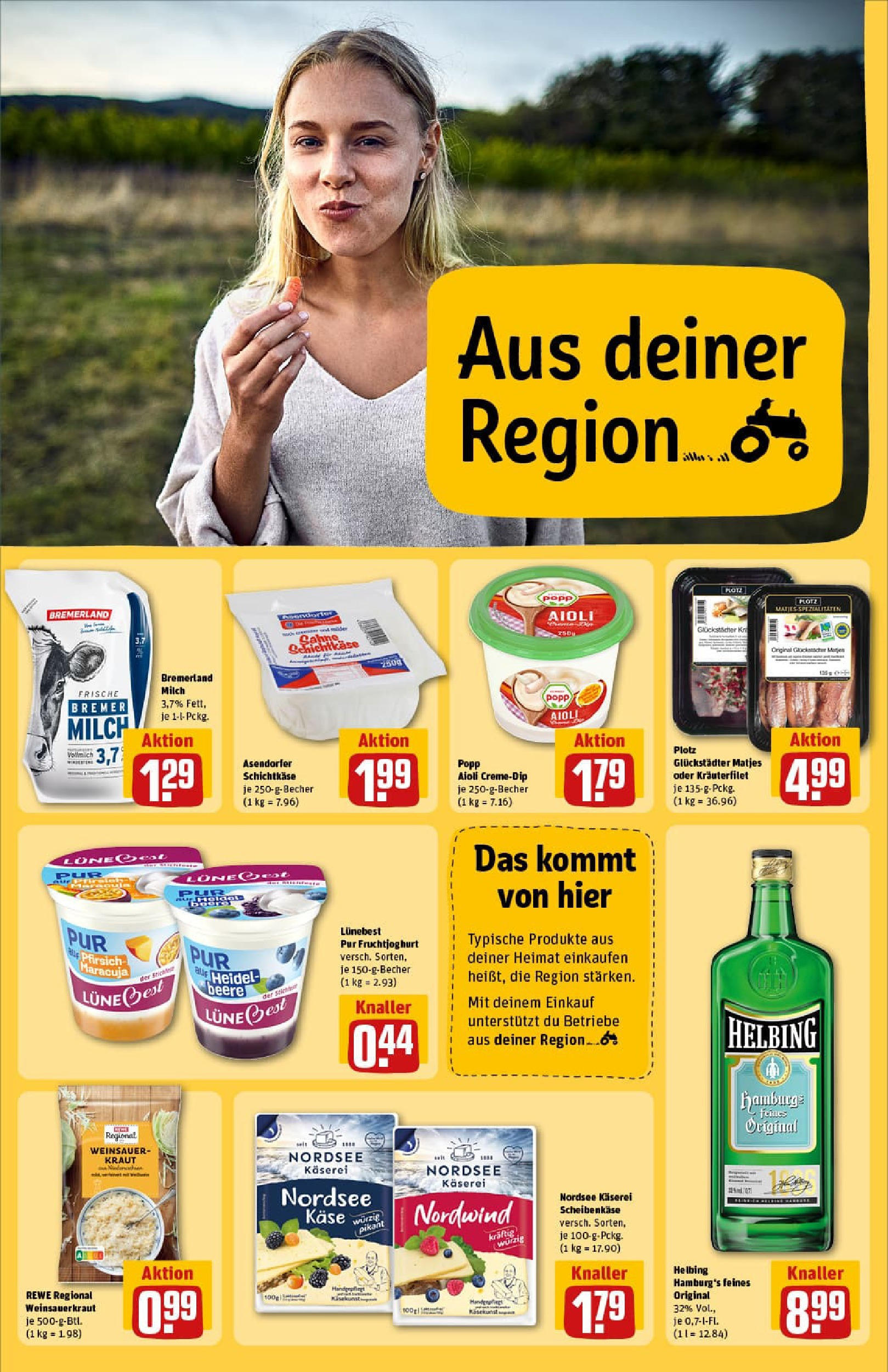 REWE Prospekt ab 01.09.2025 zum Blättern » Angebote | Seite: 28 | Produkte: Käse, Fruchtjoghurt, Pfirsich, Sahne REWE Prospekt ab 01.09.2025 zum Blättern » Angebote | Seite: 28 | Produkte: Käse, Fruchtjoghurt, Pfirsich, Sahne