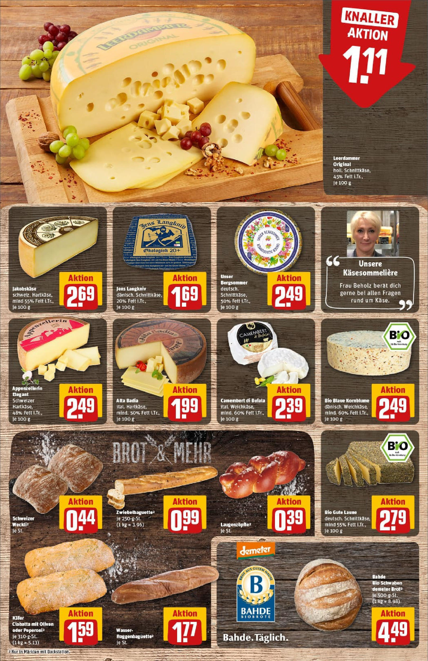 REWE Prospekt ab 01.09.2025 zum Blättern » Angebote | Seite: 13 | Produkte: Baguette, Leerdammer, Wasser, Brot REWE Prospekt ab 01.09.2025 zum Blättern » Angebote | Seite: 13 | Produkte: Baguette, Leerdammer, Wasser, Brot