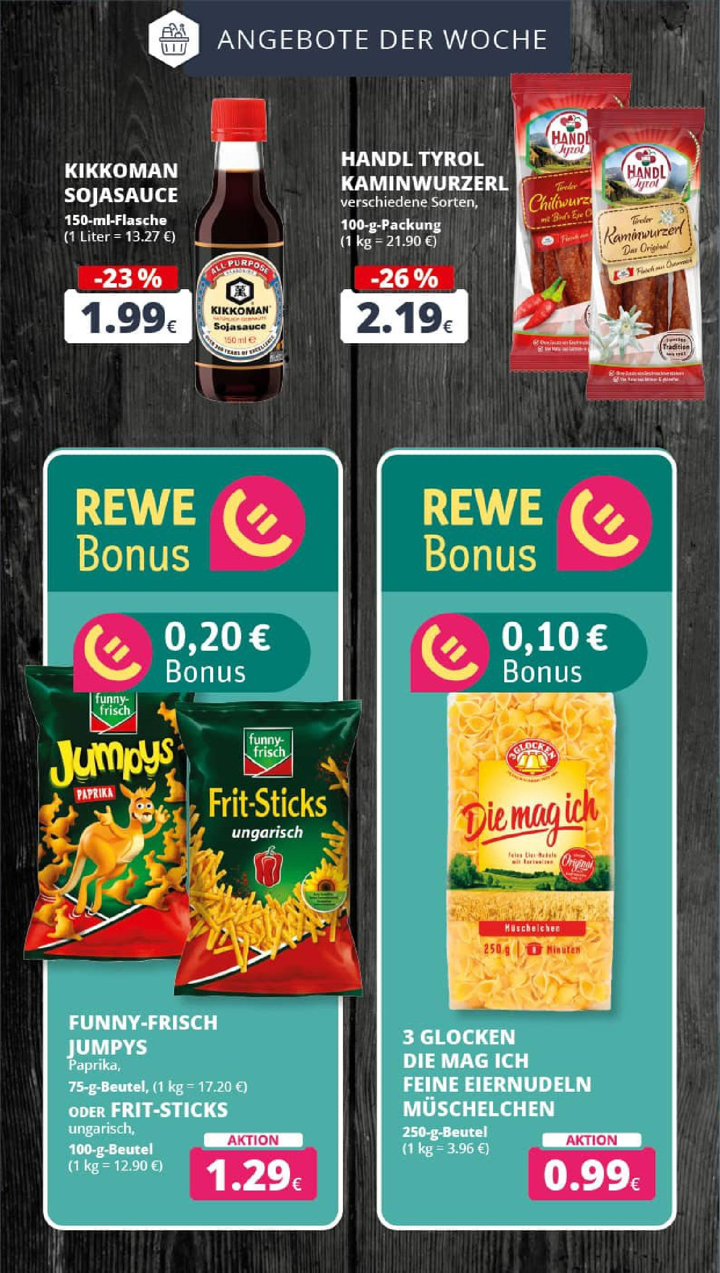REWE Prospekt ab 01.09.2025 zum Blättern » Angebote | Seite: 5 | Produkte: Funny frisch, Paprika, Pasta, Chips
