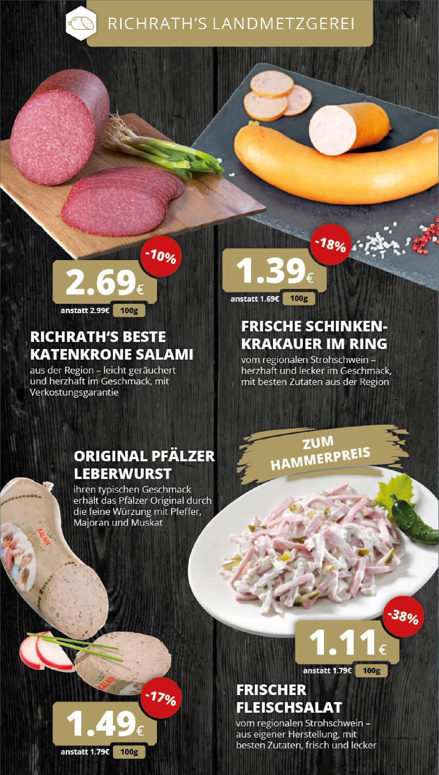 REWE Prospekt ab 01.09.2025 zum Blättern » Angebote | Seite: 13 | Produkte: Salami, Schinken