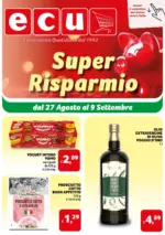 Ecu Discount Super risparmio - al 09.09.2025