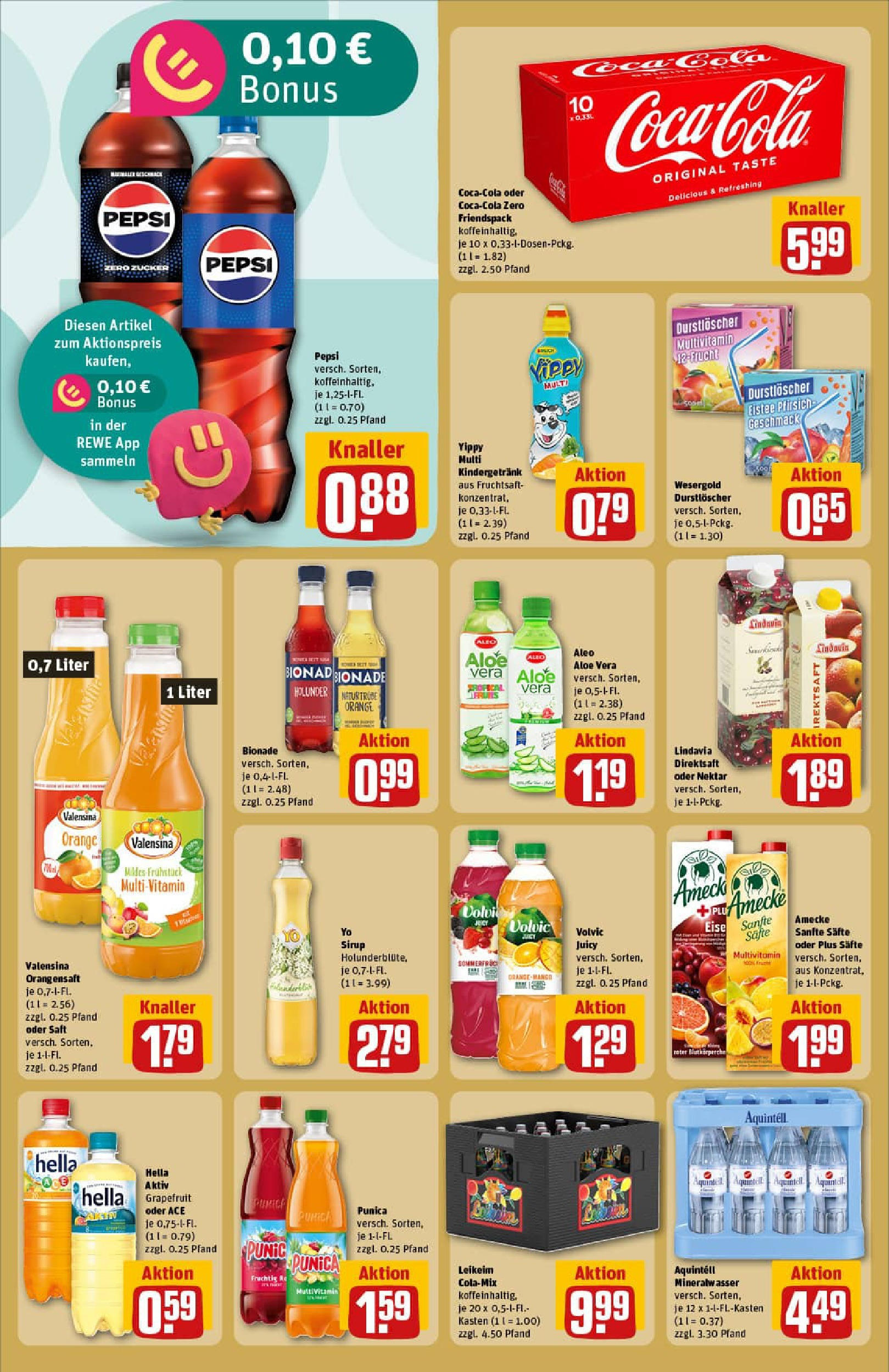 REWE Prospekt ab 01.09.2025 zum Blättern » Angebote | Seite: 24 | Produkte: Durstloscher, Bionade, Hella, Saft REWE Prospekt ab 01.09.2025 zum Blättern » Angebote | Seite: 24 | Produkte: Durstloscher, Bionade, Hella, Saft