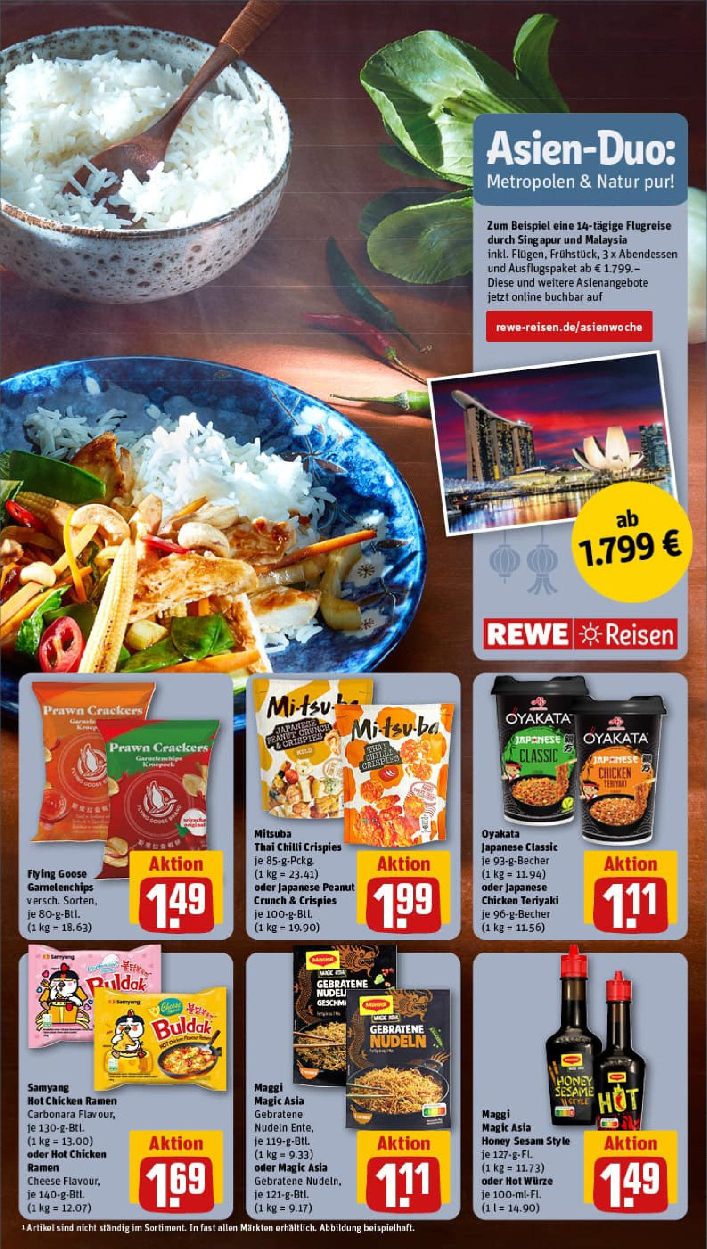 REWE Prospekt ab 01.09.2025 zum Blättern » Angebote | Seite: 7 | Produkte: Maggi, Nudeln, Chips REWE Prospekt ab 01.09.2025 zum Blättern » Angebote | Seite: 7 | Produkte: Maggi, Nudeln, Chips