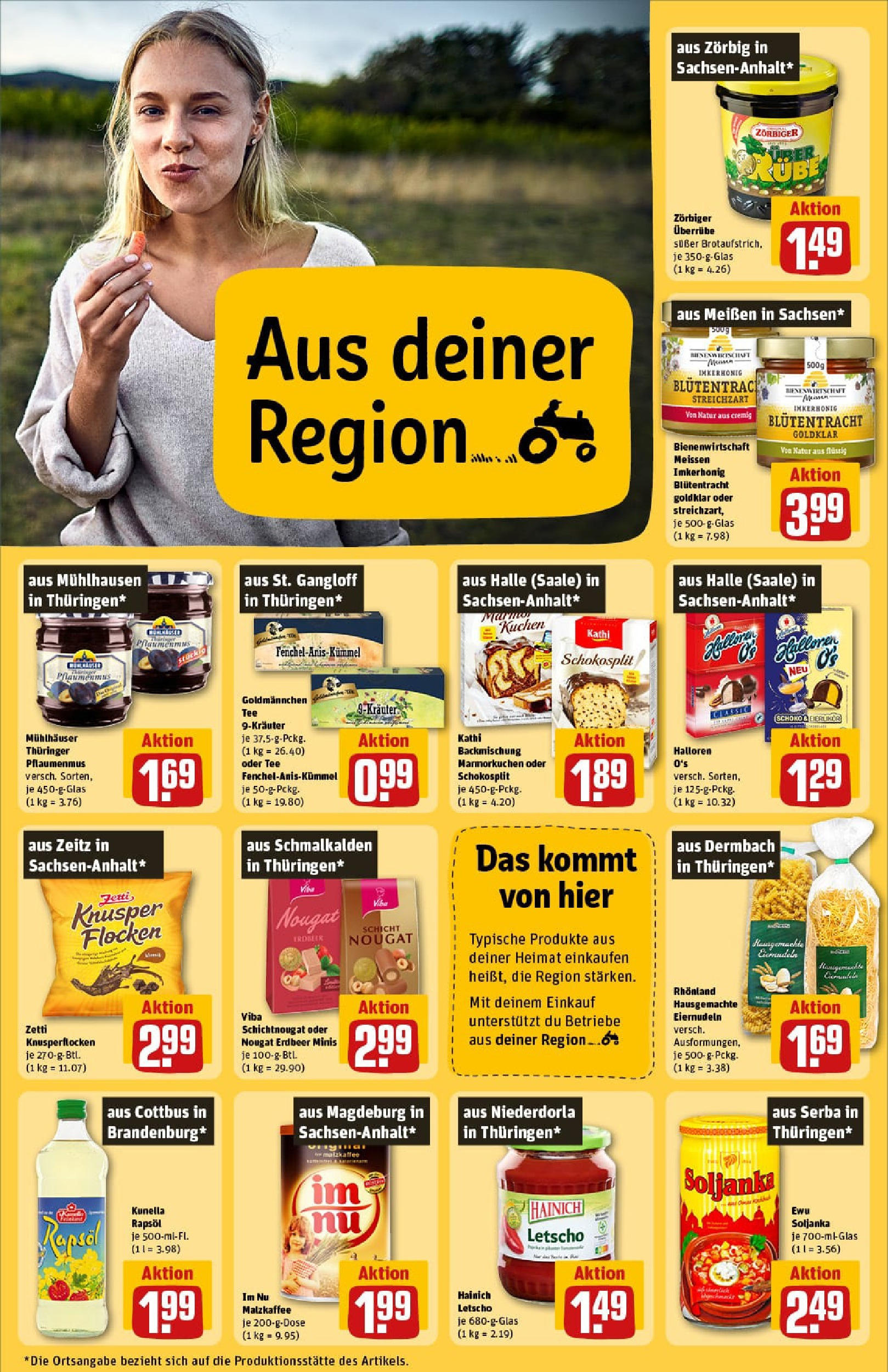 REWE Prospekt ab 01.09.2025 zum Blättern » Angebote | Seite: 30 | Produkte: Rapsöl, Tee, Kuchen, Flocken REWE Prospekt ab 01.09.2025 zum Blättern » Angebote | Seite: 30 | Produkte: Rapsöl, Tee, Kuchen, Flocken