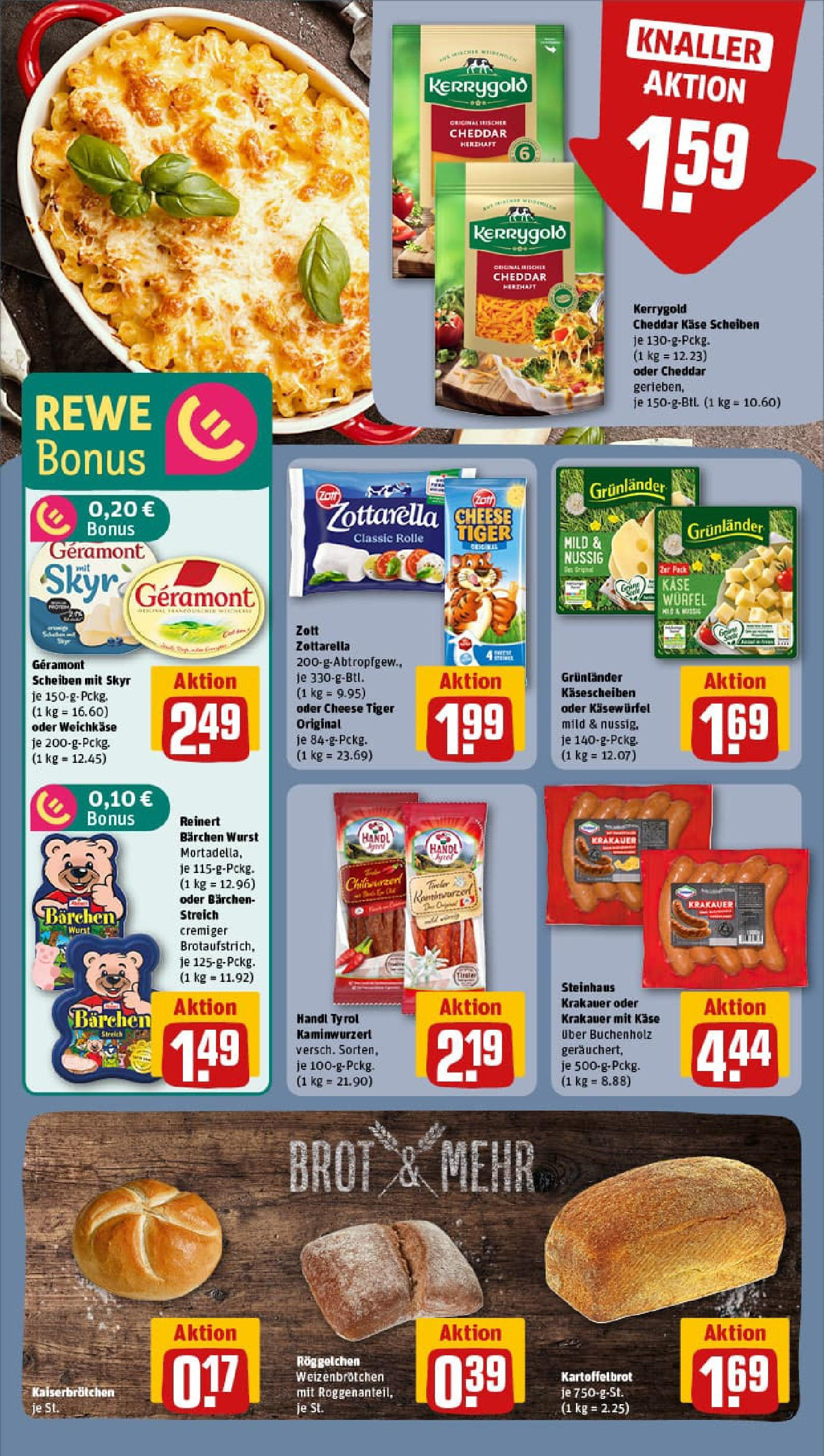 REWE Prospekt ab 01.09.2025 zum Blättern » Angebote | Seite: 14 | Produkte: Geramont, Käse, Mozzarella, Grunlander REWE Prospekt ab 01.09.2025 zum Blättern » Angebote | Seite: 14 | Produkte: Geramont, Käse, Mozzarella, Grunlander