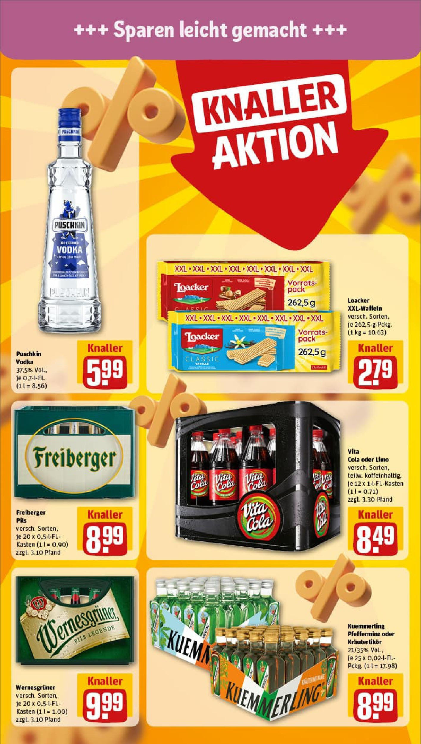REWE Prospekt ab 01.09.2025 zum Blättern » Angebote | Seite: 24 | Produkte: Pils, Kuemmerling, Vita cola, Vodka REWE Prospekt ab 01.09.2025 zum Blättern » Angebote | Seite: 24 | Produkte: Pils, Kuemmerling, Vita cola, Vodka