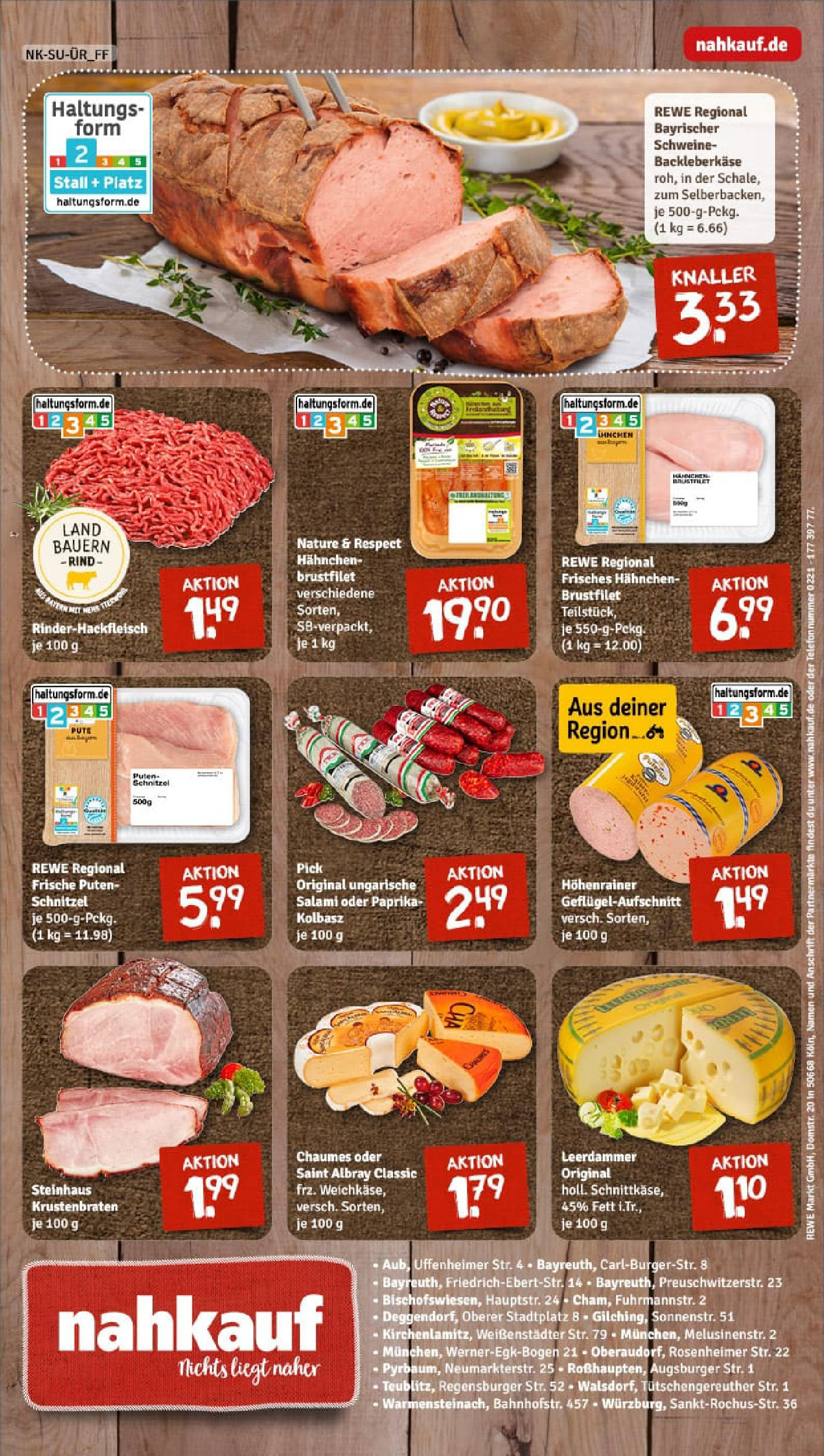 REWE Prospekt ab 01.09.2025 zum Blättern » Angebote | Seite: 8 | Produkte: Pute, Hahnchen, Krustenbraten, Paprika REWE Prospekt ab 01.09.2025 zum Blättern » Angebote | Seite: 8 | Produkte: Pute, Hahnchen, Krustenbraten, Paprika