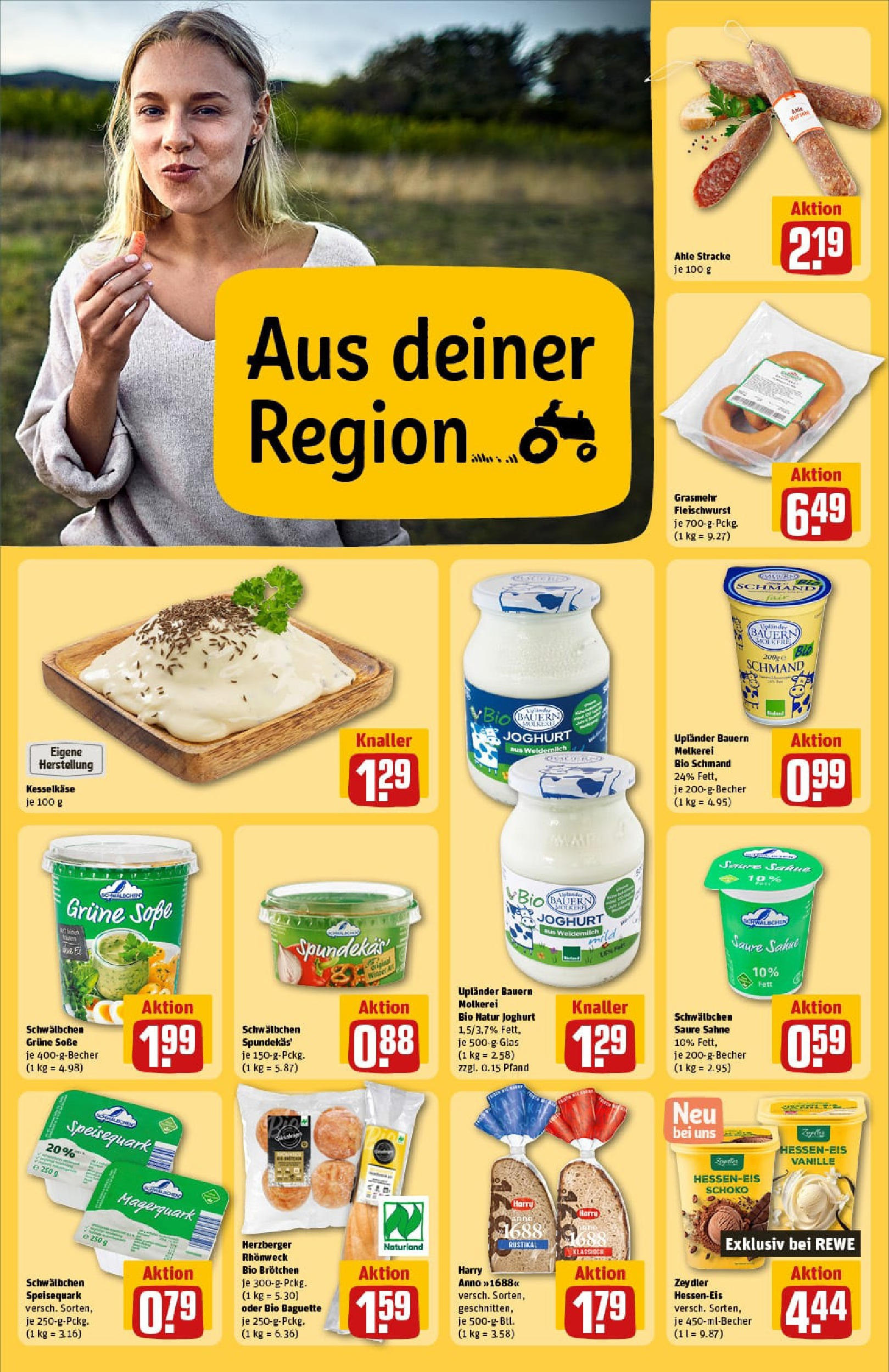 REWE Prospekt ab 01.09.2025 zum Blättern » Angebote | Seite: 24 | Produkte: Quark, Baguette, Soße, Magerquark REWE Prospekt ab 01.09.2025 zum Blättern » Angebote | Seite: 24 | Produkte: Quark, Baguette, Soße, Magerquark