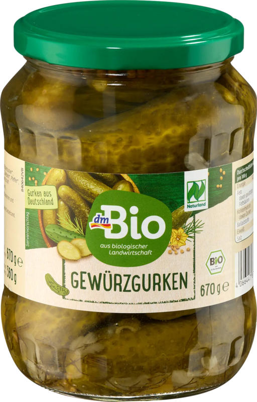 dmBio Gewürzgurken