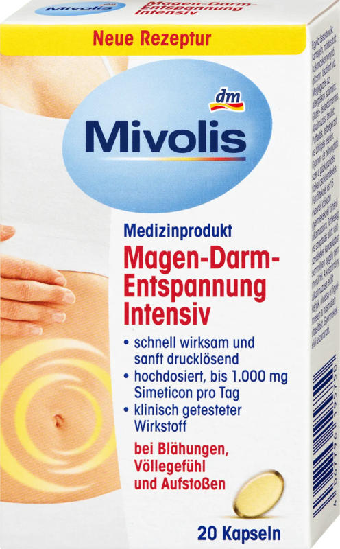 Mivolis Magen-Darm-Entspannung Intensiv Kapseln