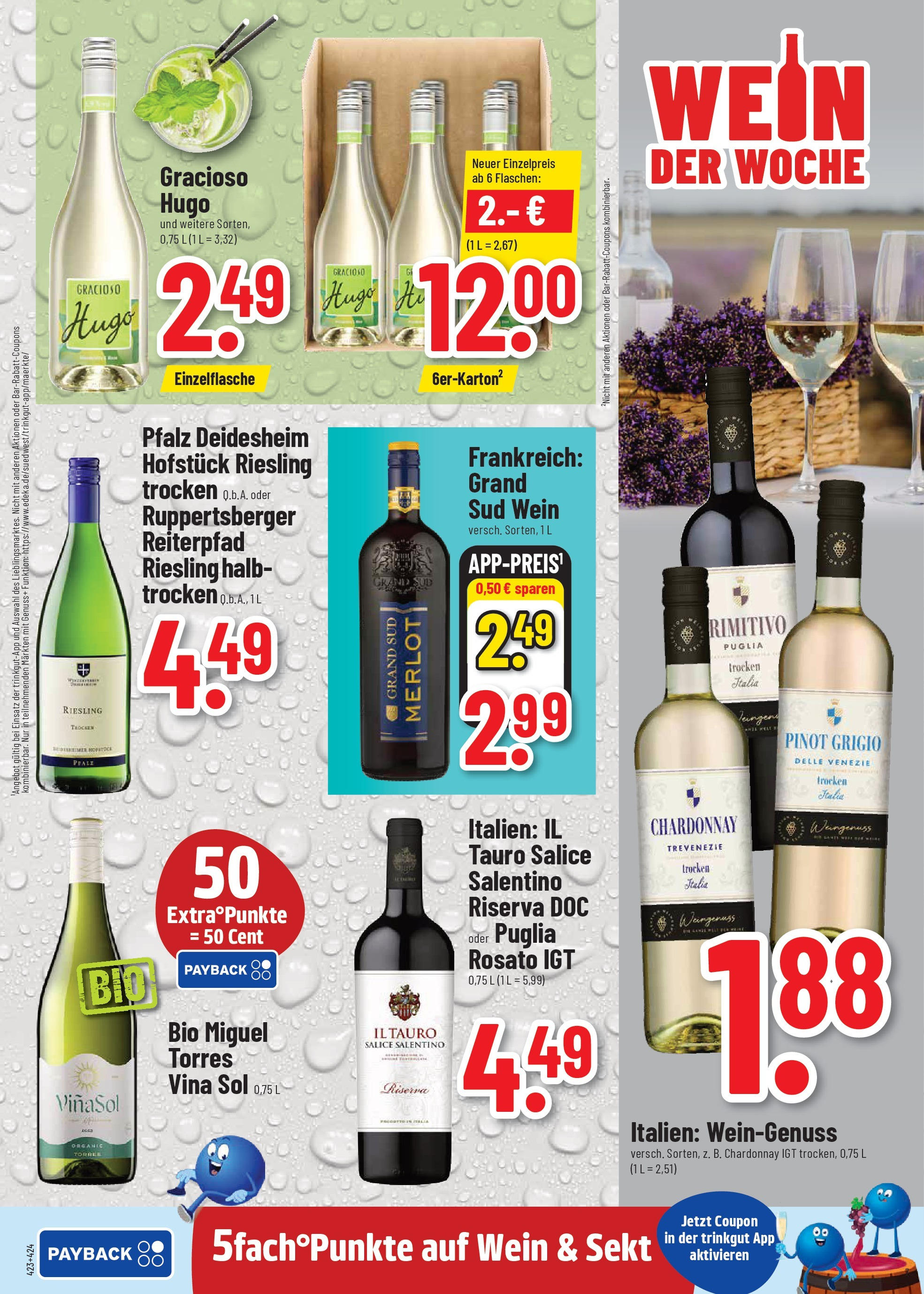 Trinkgut Wochenangebote (ab 01.09.2025) » Angebote ab Montag | Seite: 7 | Produkte: Merlot, Grand sud, Wein, Hugo Trinkgut Wochenangebote (ab 01.09.2025) » Angebote online | Seite: 7 | Produkte: Merlot, Grand sud, Wein, Hugo