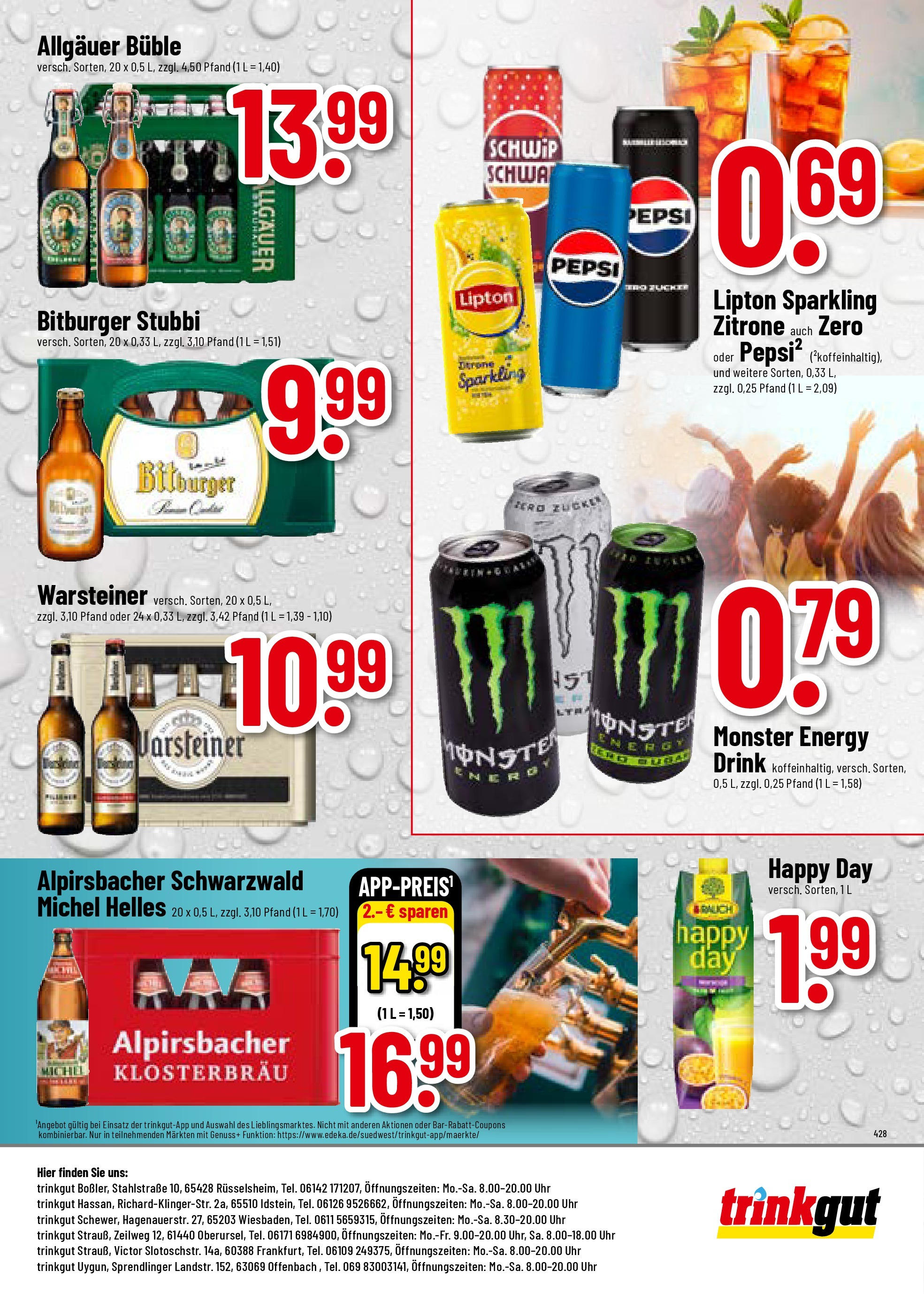 Trinkgut - trinkgut: Wochenangebote (ab 01.09.2025) » Angebote ab Montag | Seite: 8 | Produkte: Energy, Zucker, Warsteiner, Zitrone Trinkgut - trinkgut: Wochenangebote (ab 01.09.2025) » Angebote online | Seite: 8 | Produkte: Energy, Zucker, Warsteiner, Zitrone