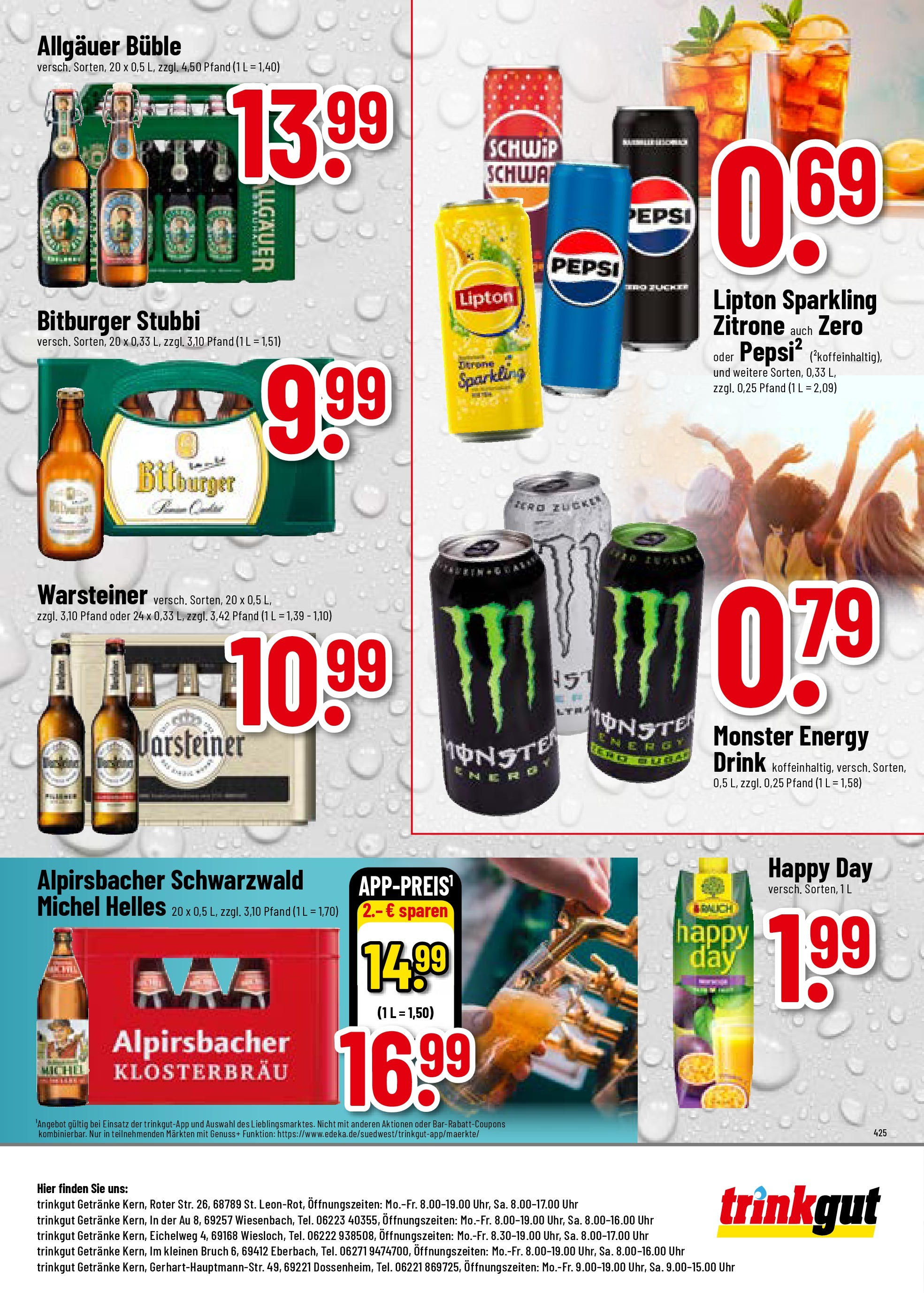 Trinkgut - trinkgut: Wochenangebote (ab 01.09.2025) » Angebote ab Montag | Seite: 8 | Produkte: Bitburger, Zucker, Pepsi, Uhr Trinkgut - trinkgut: Wochenangebote (ab 01.09.2025) » Angebote online | Seite: 8 | Produkte: Bitburger, Zucker, Pepsi, Uhr
