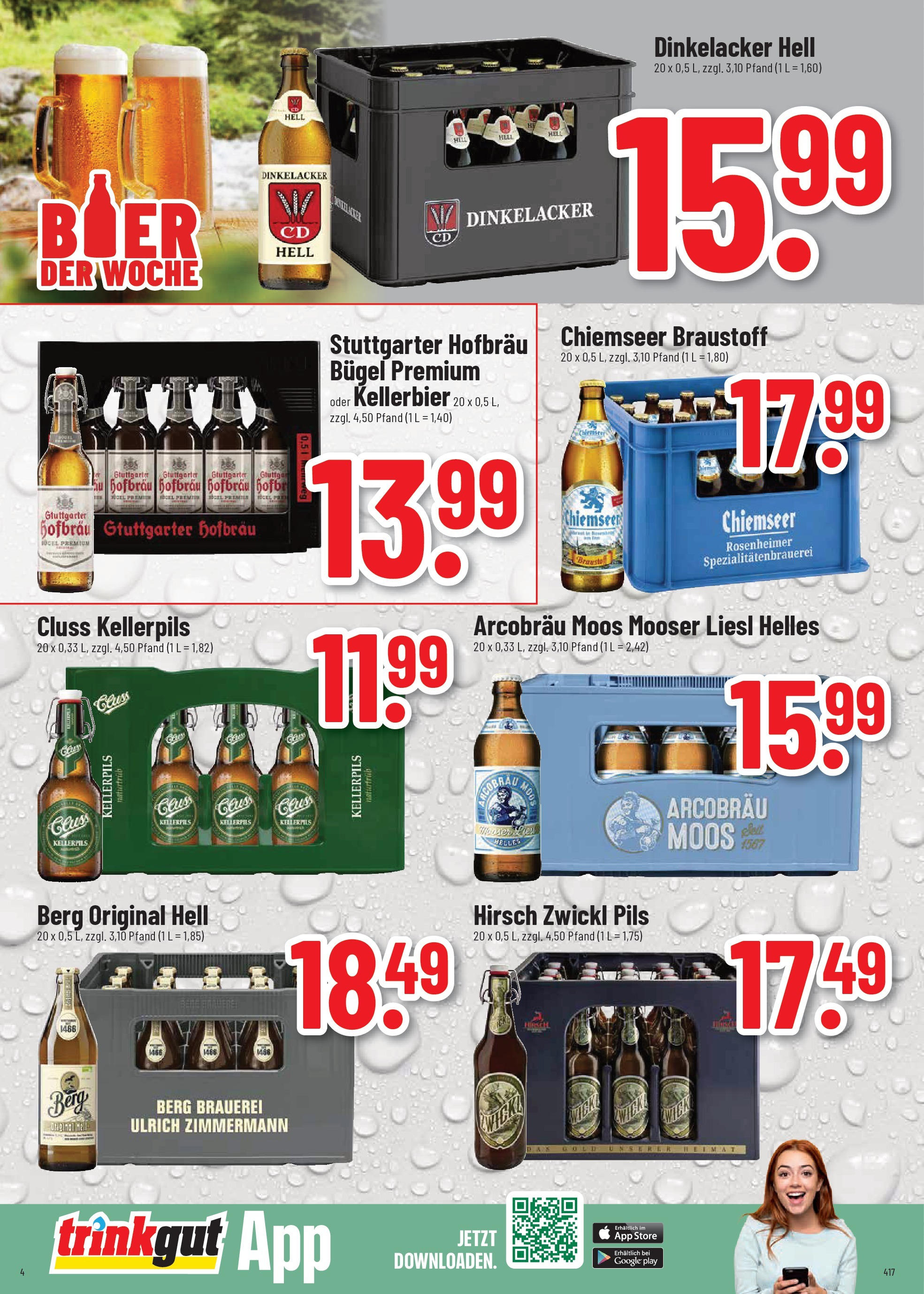 Trinkgut - trinkgut: Wochenangebote (ab 01.09.2025) » Angebote ab Montag | Seite: 4 | Produkte: Pils Trinkgut - trinkgut: Wochenangebote (ab 01.09.2025) » Angebote online | Seite: 4 | Produkte: Pils