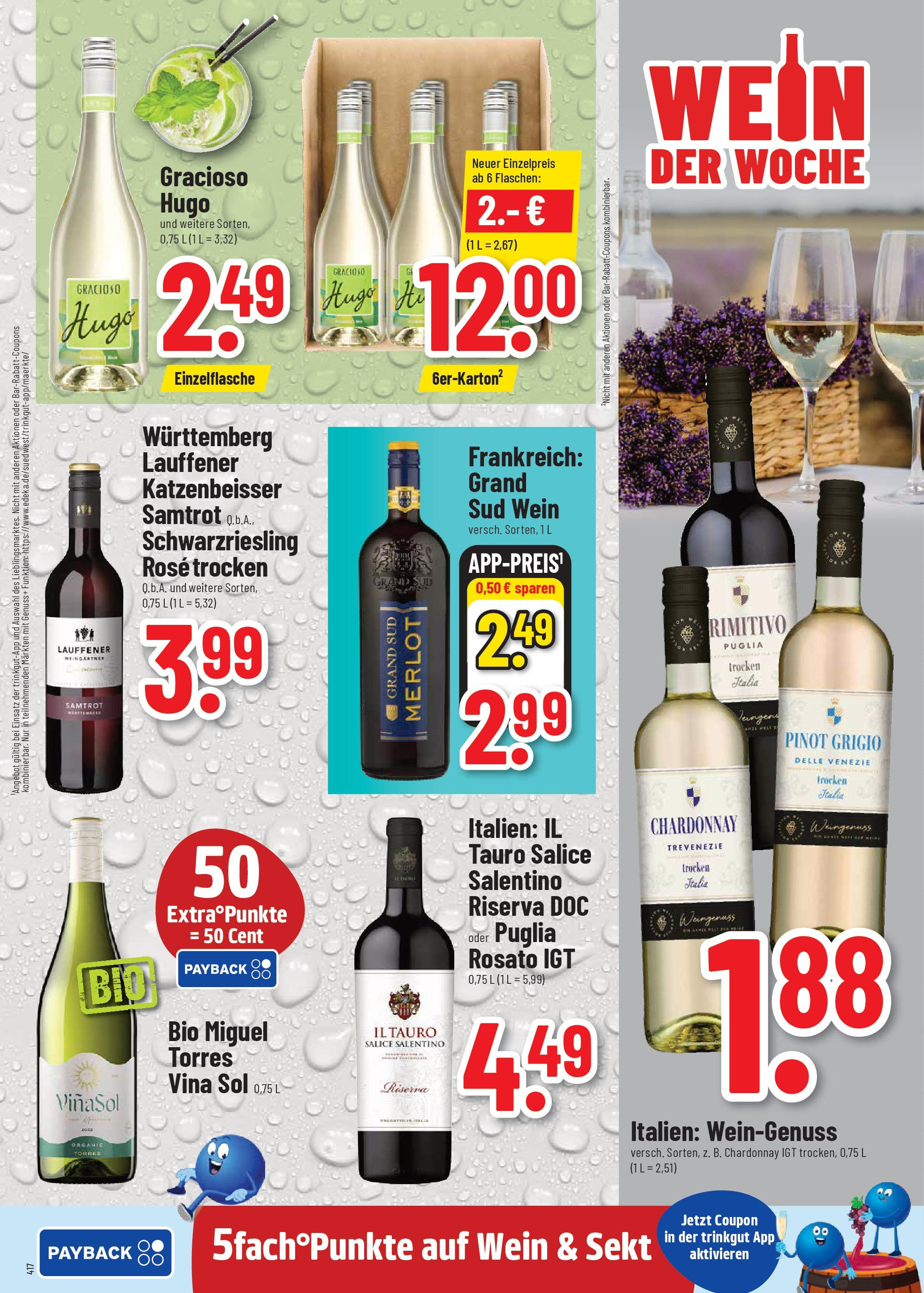 Trinkgut - trinkgut: Wochenangebote (ab 01.09.2025) » Angebote ab Montag | Seite: 7 | Produkte: Merlot, Grand sud, Wein, Hugo Trinkgut - trinkgut: Wochenangebote (ab 01.09.2025) » Angebote online | Seite: 7 | Produkte: Merlot, Grand sud, Wein, Hugo
