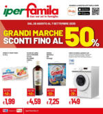 Iperfamila GRANDI MARCHE SCONTI FINO AL 50% - al 07.09.2025