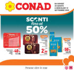 Conad City SCONTI FINO AL 50% - al 10.09.2025