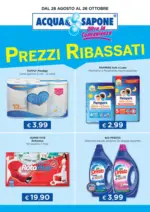 Acqua & Sapone Prezzi ribassati - al 26.10.2025