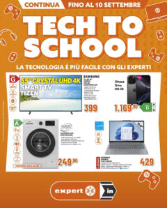 Anteprima del volantino Scopri - Tech to school valido a partire dal 27.08.2025