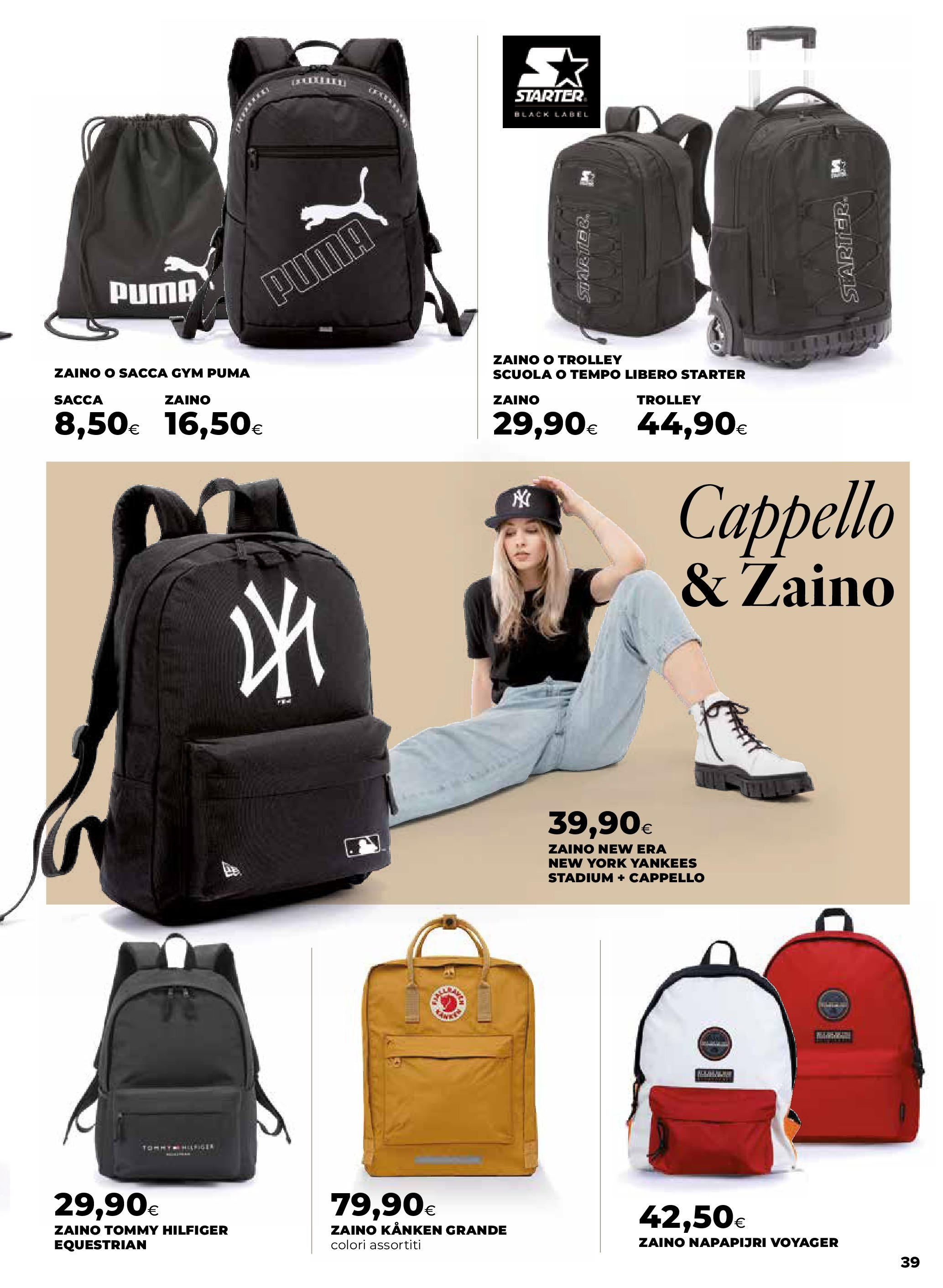 Anteprima volantino Ipercoop dal 27/08/2025 - nuovo offerte | Pagina: 39 | Prodotti: Zaino, Cappello, Trolley Anteprima volantino Ipercoop dal 27/08/2025 - nuovo offerte | Pagina: 39 | Prodotti: Zaino, Cappello, Trolley