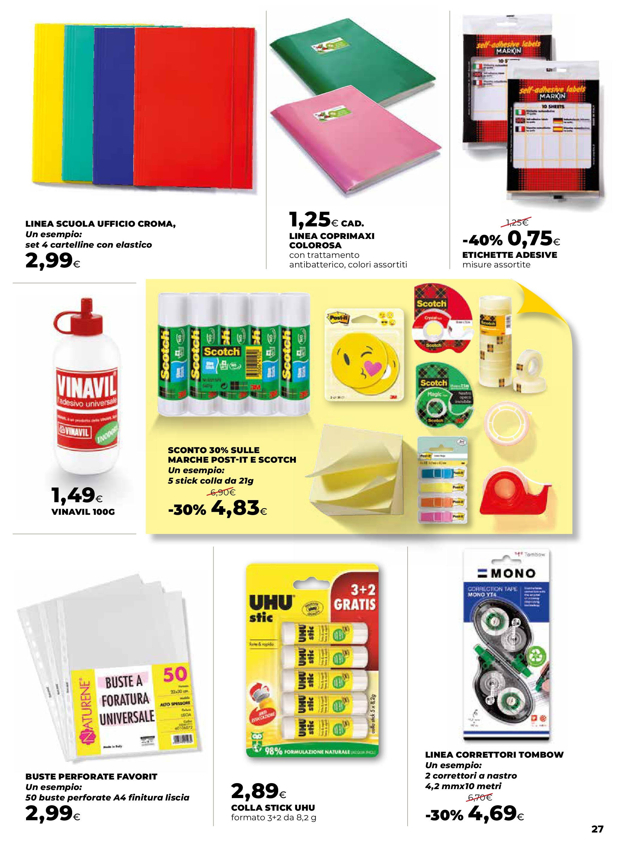 Anteprima volantino Ipercoop dal 27/08/2025 - nuovo offerte | Pagina: 27 | Prodotti: Colla Anteprima volantino Ipercoop dal 27/08/2025 - nuovo offerte | Pagina: 27 | Prodotti: Colla