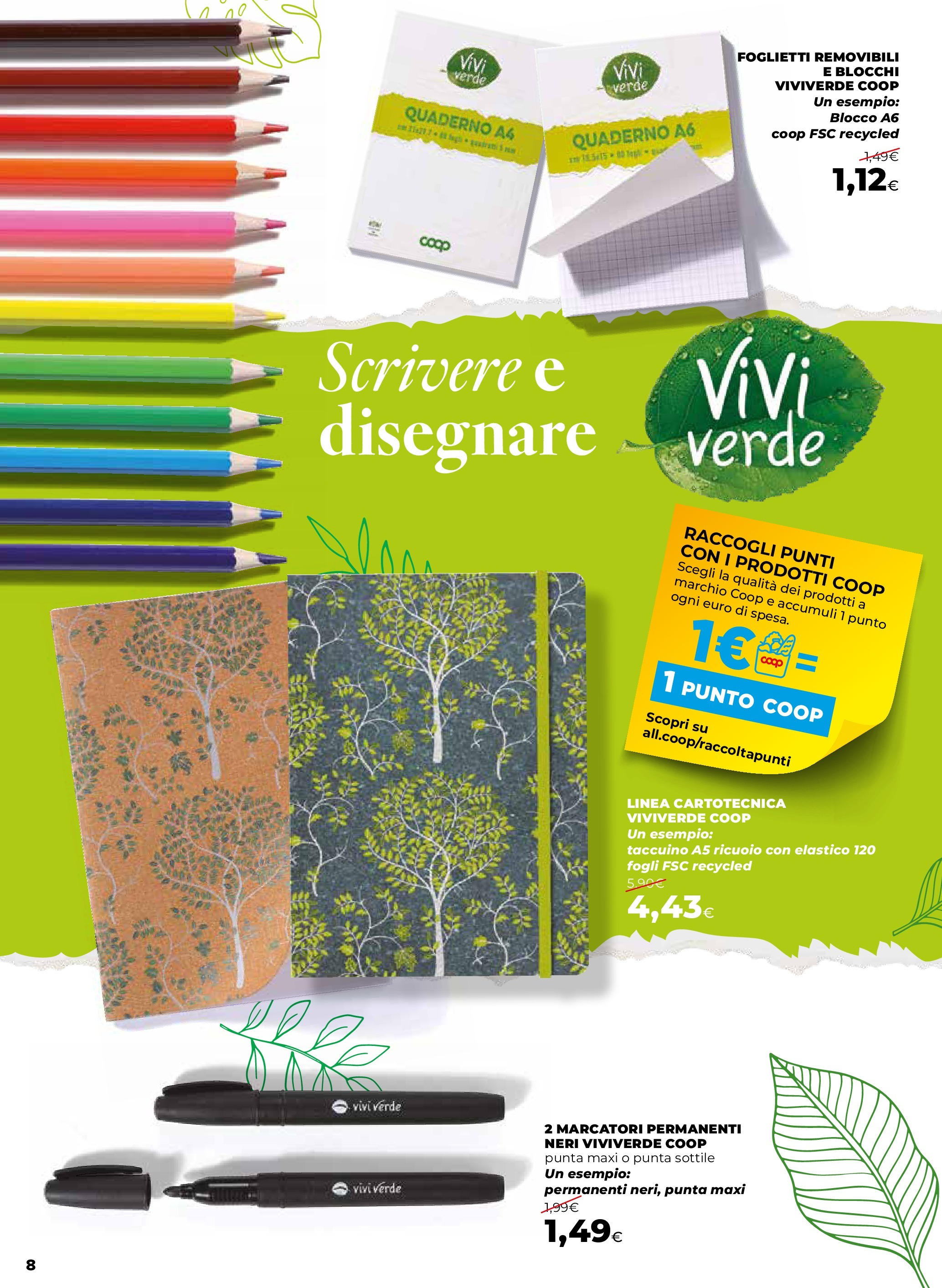 Anteprima volantino Ipercoop dal ﻿27/08/2025﻿ ﻿- nuovo offerte | Pagina: 8 | Prodotti: Quaderno