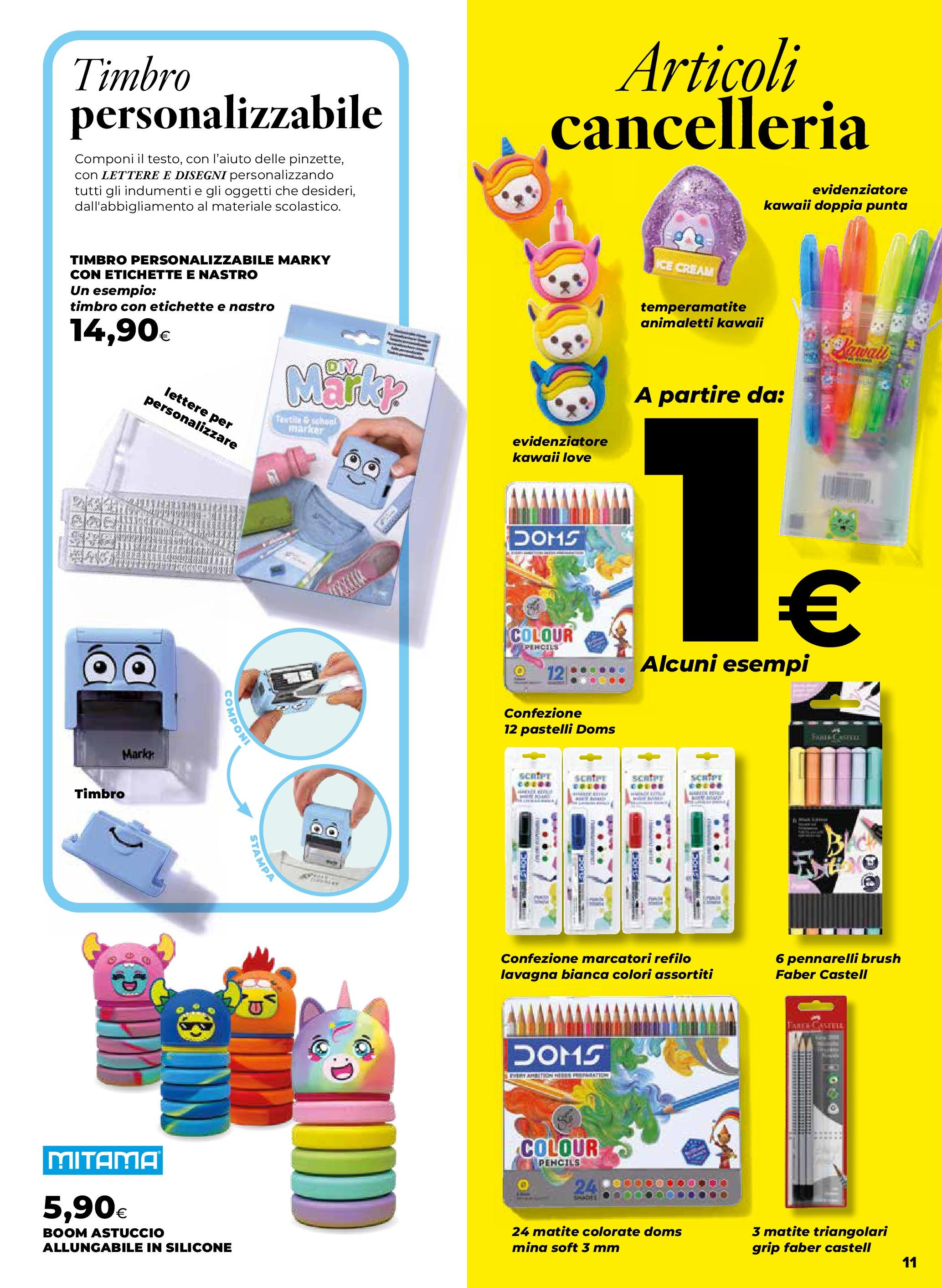 Anteprima volantino Ipercoop dal 27/08/2025 - nuovo offerte | Pagina: 11 | Prodotti: Astuccio, Silicone, Pennarelli, Pastelli Anteprima volantino Ipercoop dal 27/08/2025 - nuovo offerte | Pagina: 11 | Prodotti: Astuccio, Silicone, Pennarelli, Pastelli