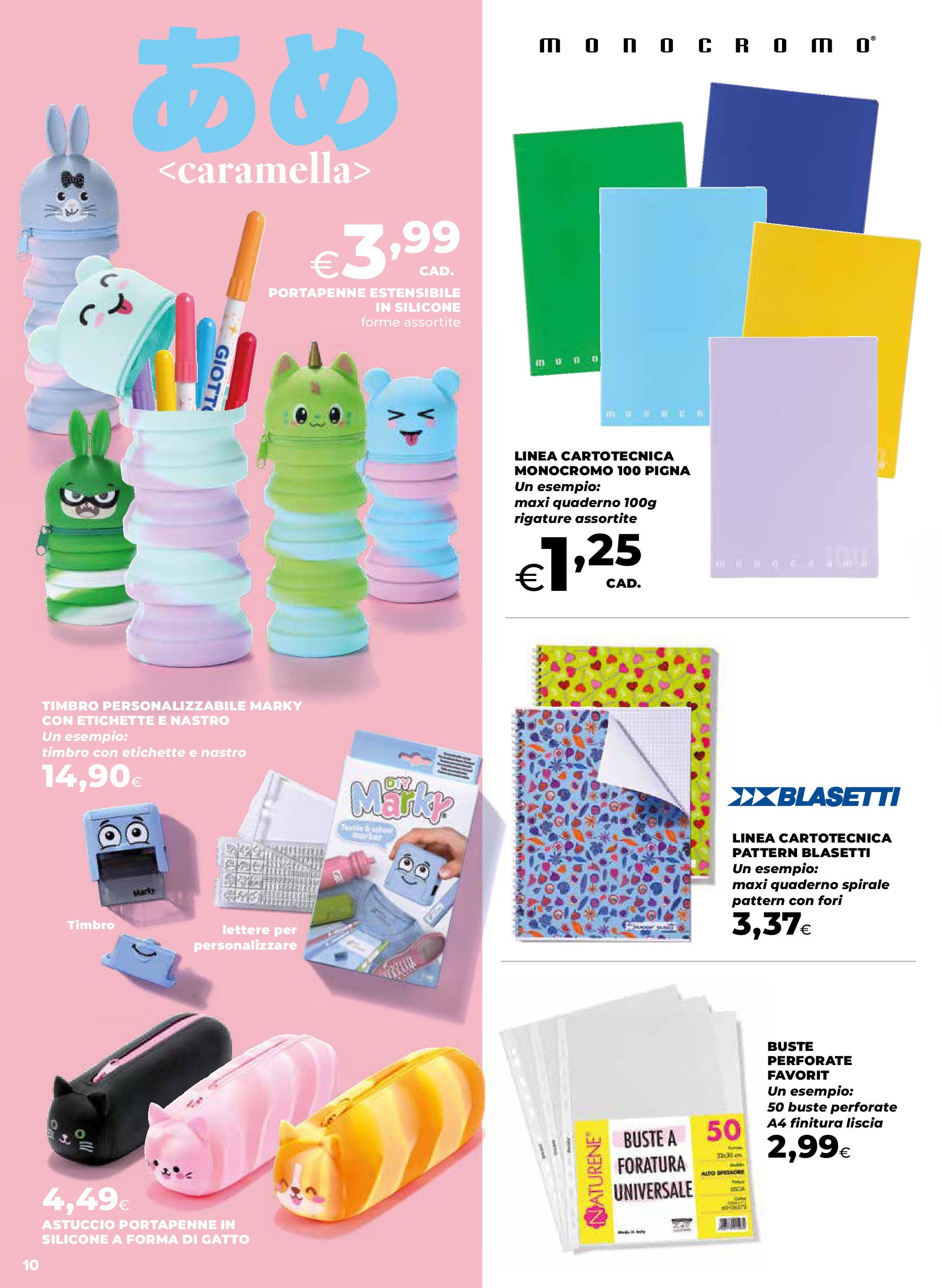 Anteprima volantino Ipercoop dal ﻿27/08/2025﻿ ﻿- nuovo offerte | Pagina: 10 | Prodotti: Astuccio, Silicone, Quaderno