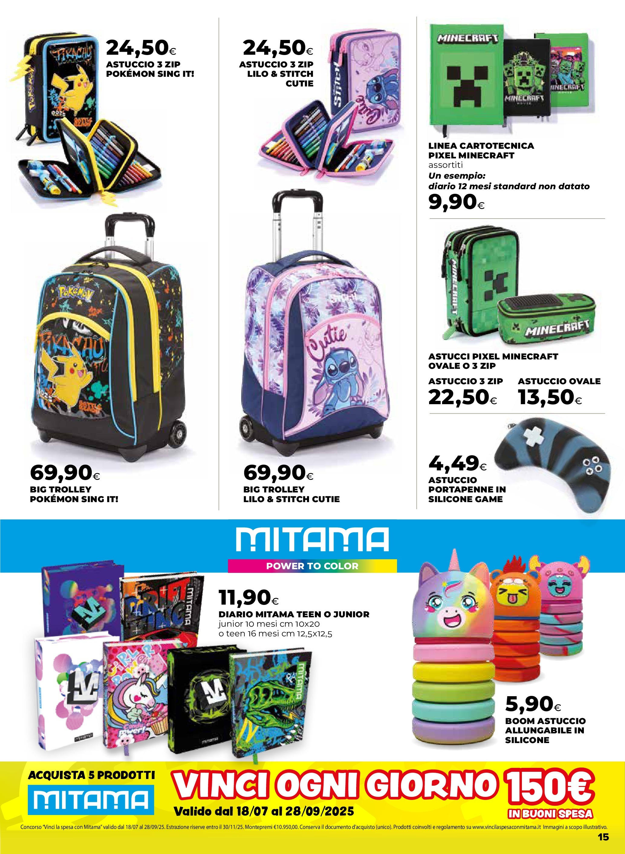 Anteprima volantino Ipercoop dal ﻿27/08/2025﻿ ﻿- nuovo offerte | Pagina: 15 | Prodotti: Astuccio, Silicone, Trolley