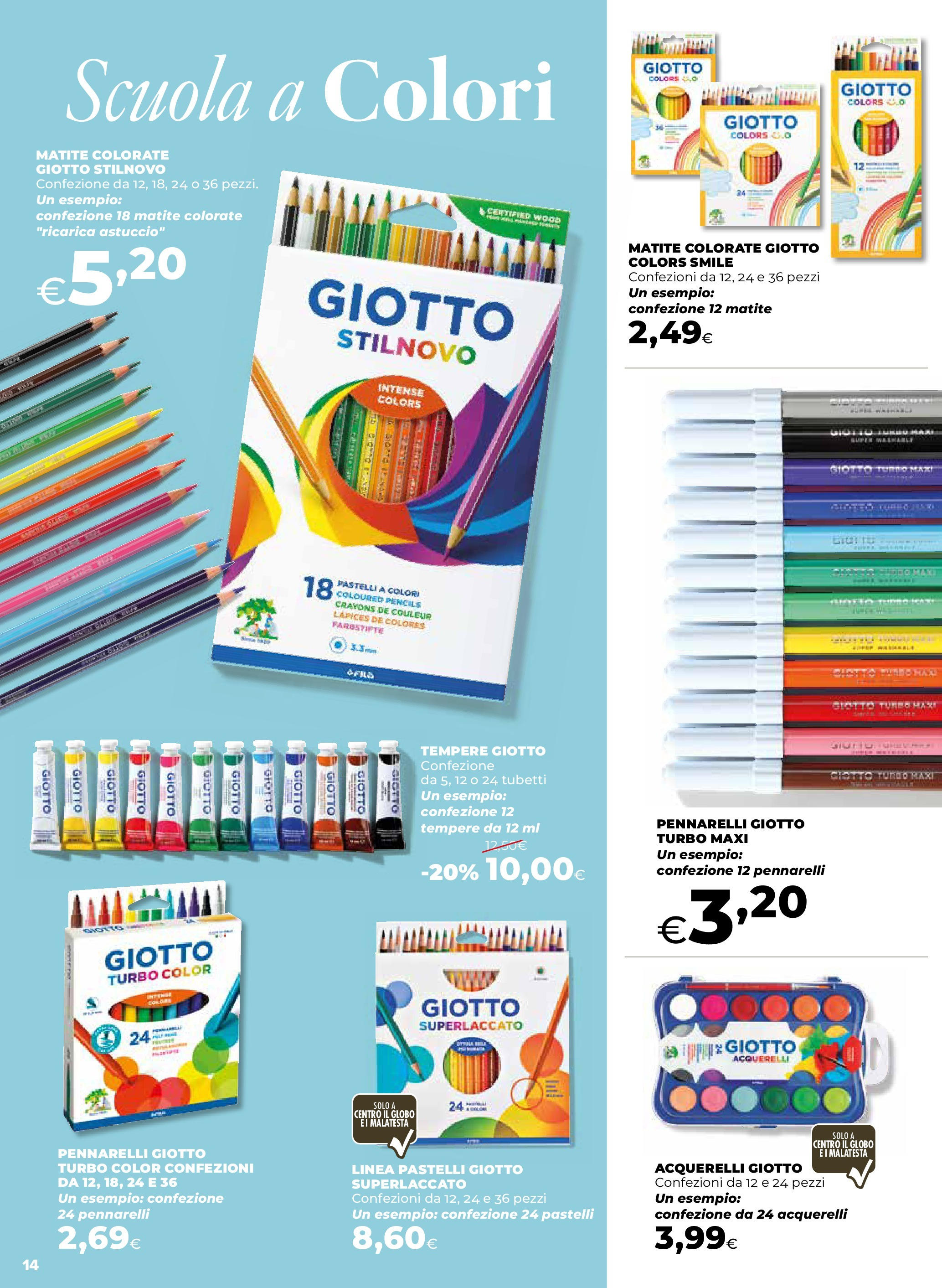 Anteprima volantino Ipercoop dal 27/08/2025 - nuovo offerte | Pagina: 14 | Prodotti: Astuccio, Matite colorate, Pennarelli, Pastelli Anteprima volantino Ipercoop dal 27/08/2025 - nuovo offerte | Pagina: 14 | Prodotti: Astuccio, Matite colorate, Pennarelli, Pastelli