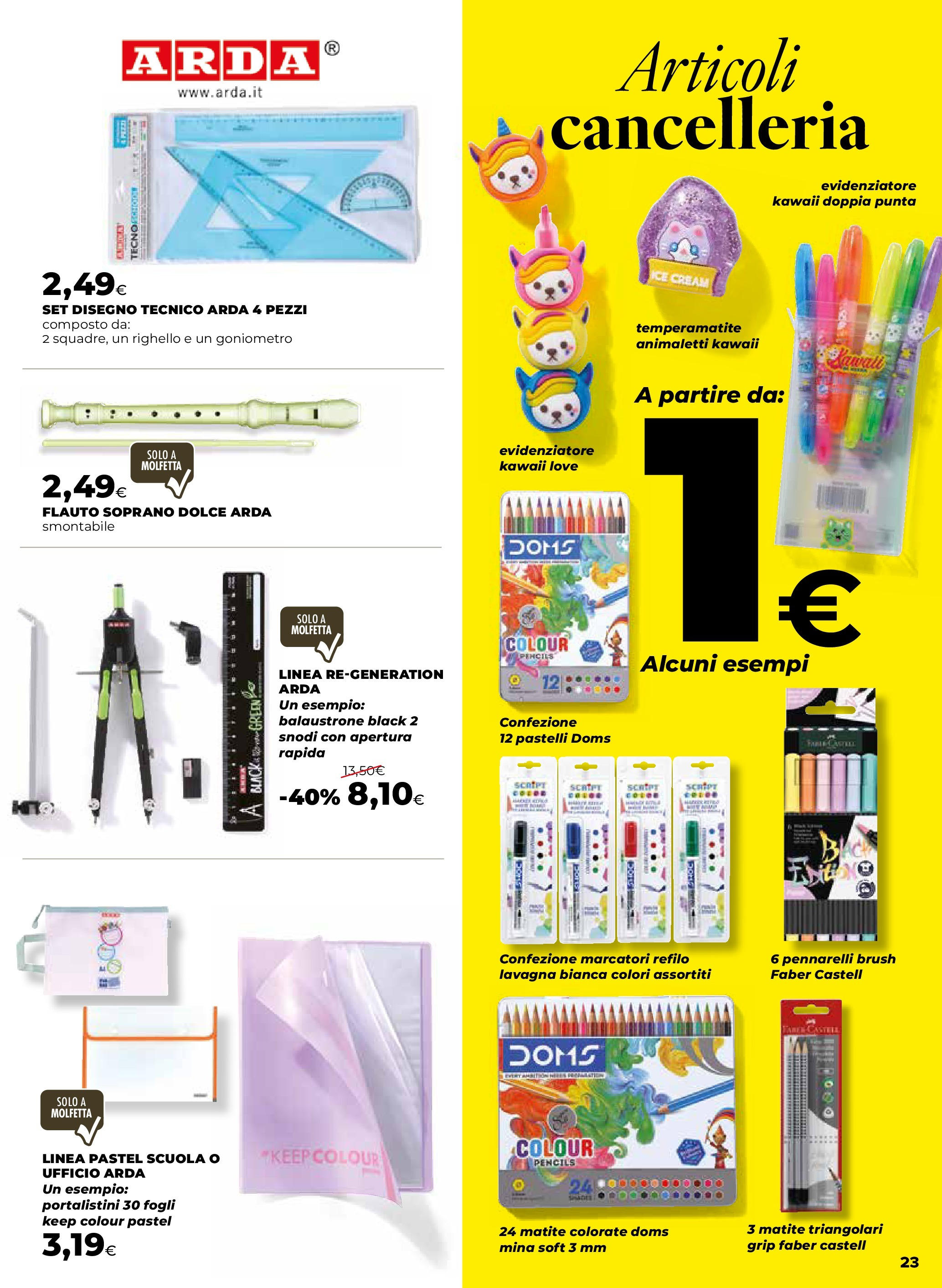Anteprima volantino Ipercoop dal 27/08/2025 - nuovo offerte | Pagina: 23 | Prodotti: Temperamatite, Evidenziatore, Matite colorate, Pastelli Anteprima volantino Ipercoop dal 27/08/2025 - nuovo offerte | Pagina: 23 | Prodotti: Temperamatite, Evidenziatore, Matite colorate, Pastelli