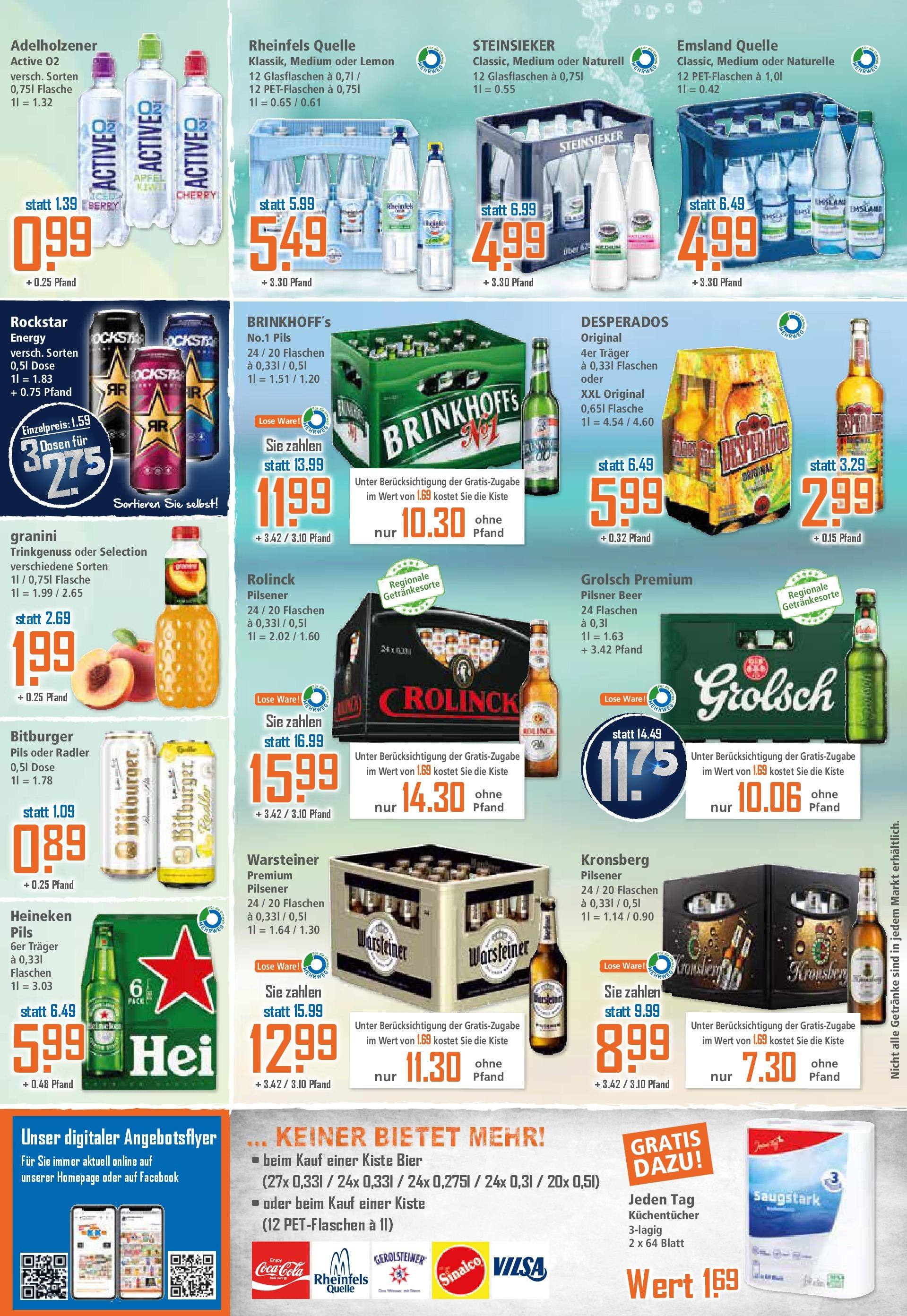 Klaas & Kock - K+K: Wochenangebote (ab 07.09.2025) zum Blättern | Seite: 12 | Produkte: Bitburger, Bier, Desperados, Gerolsteiner Klaas & Kock - K+K: Wochenangebote (ab 07.09.2025) zum Blättern | Seite: 12 | Produkte: Bitburger, Bier, Desperados, Gerolsteiner