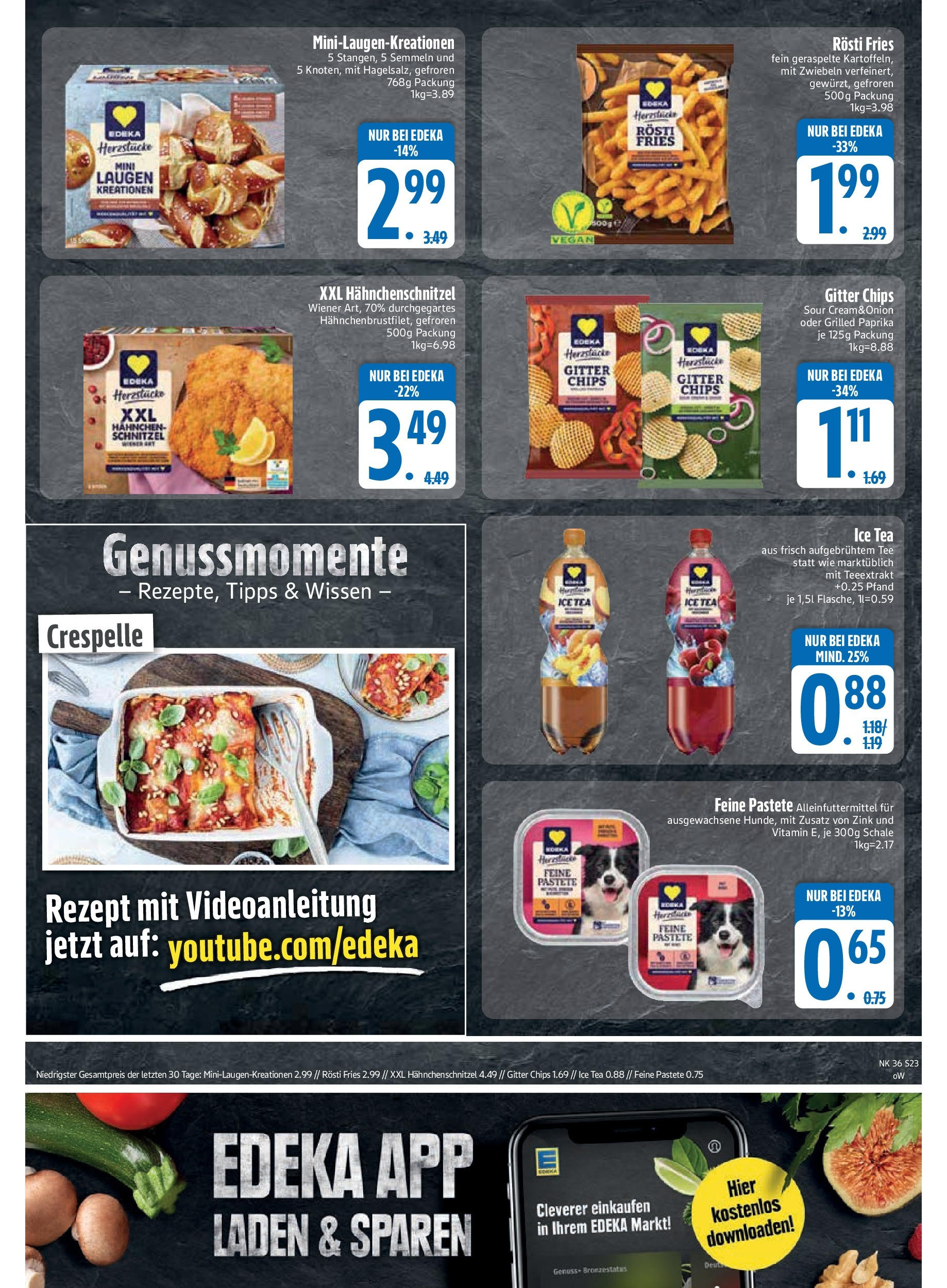 Edeka prospekt Vilgertshofen-Issing	 (ab 01.09.2025) » Angebote Online | Seite: 25 | Produkte: Hahnchen, Paprika, Tee, Chips