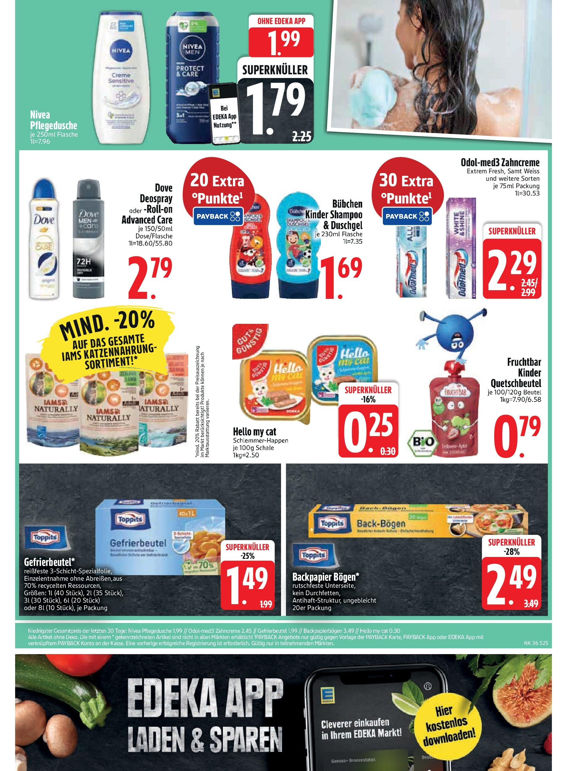 Edeka prospekt Vilgertshofen-Issing	 (ab 01.09.2025) » Angebote Online | Seite: 27 | Produkte: Creme, Deodorant, Shower Gel, Deospray
