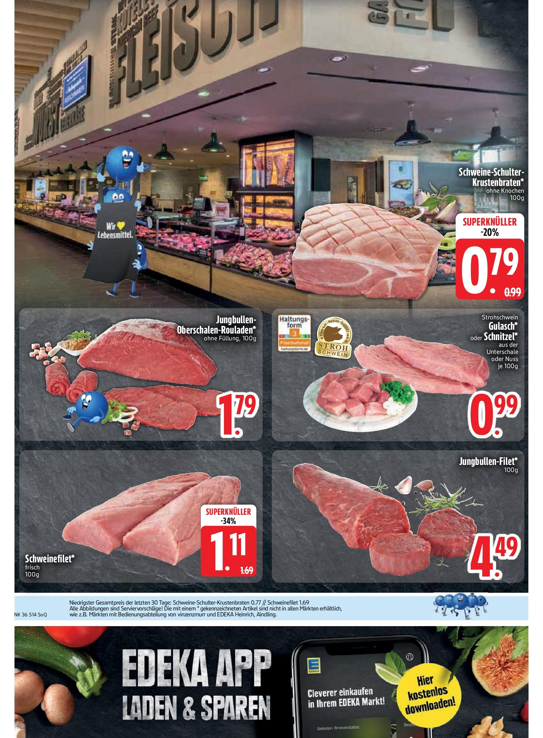 Edeka prospekt Vilgertshofen-Issing	 (ab 01.09.2025) » Angebote Online | Seite: 16 | Produkte: Schweinefilet