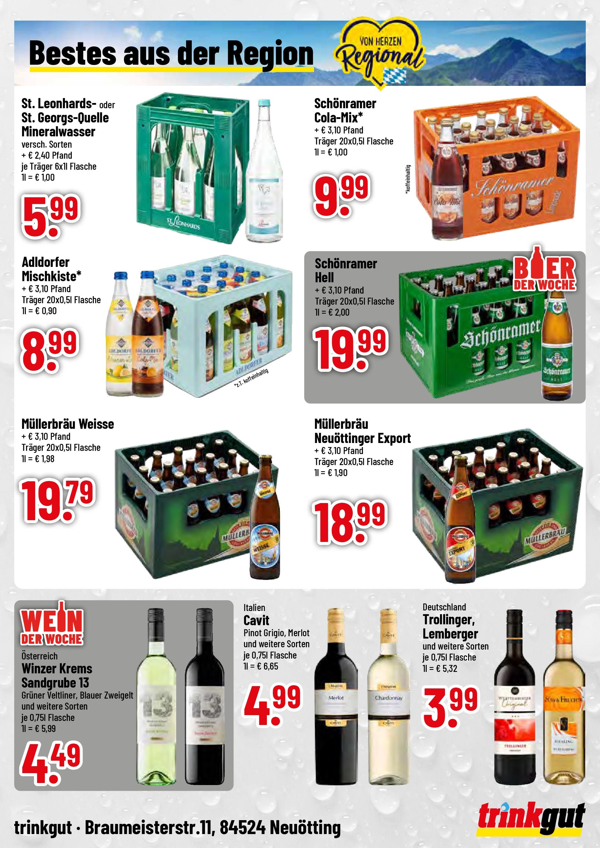 Trinkgut - trinkgut: Wochenangebote (ab 01.09.2025) » Angebote ab Montag | Seite: 4 | Produkte: Merlot, Mineralwasser, Wein Trinkgut - trinkgut: Wochenangebote (ab 01.09.2025) » Angebote online | Seite: 4 | Produkte: Merlot, Mineralwasser, Wein