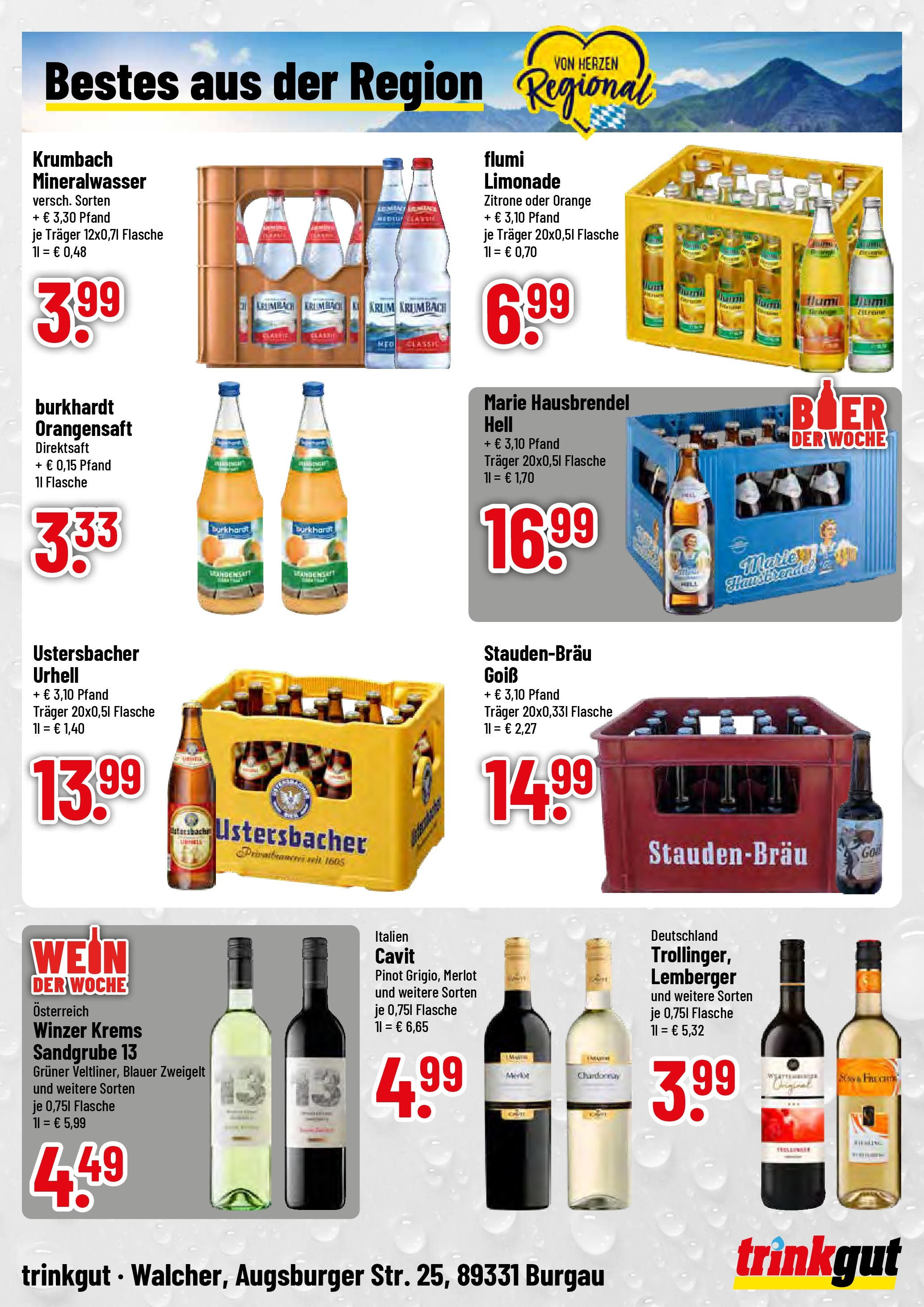 Trinkgut - trinkgut: Wochenangebote (ab 01.09.2025) » Angebote ab Montag | Seite: 4 | Produkte: Limonade, Orangensaft, Zitrone, Wein Trinkgut - trinkgut: Wochenangebote (ab 01.09.2025) » Angebote online | Seite: 4 | Produkte: Limonade, Orangensaft, Zitrone, Wein