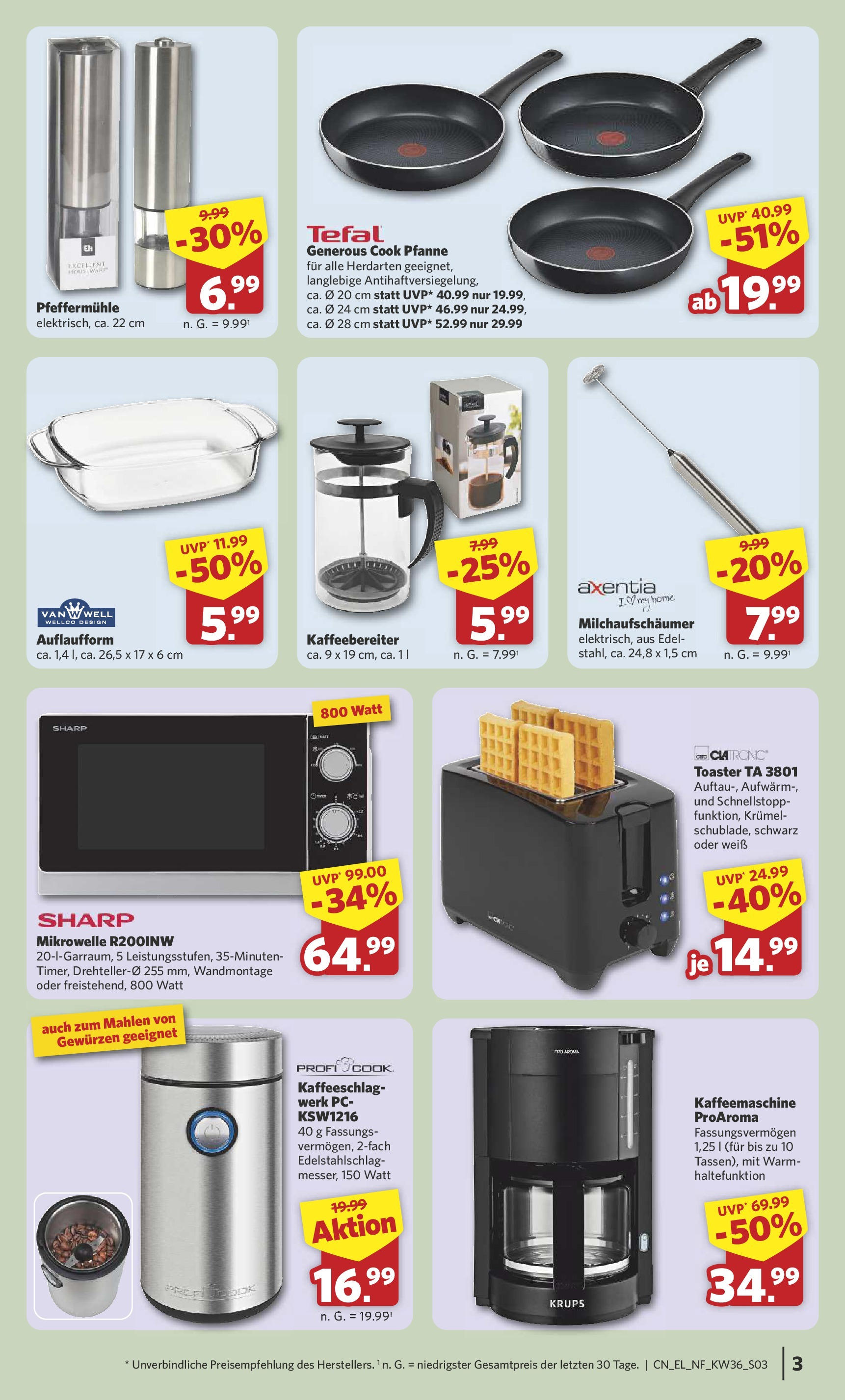 Combi Prospekt Twistringen (ab 01.09.2025) zum Blättern | Seite: 3 | Produkte: Mikrowelle, Kaffeemaschine, Toaster, PC Combi Prospekt Twistringen (ab 01.09.2025) zum Blättern | Seite: 3 | Produkte: Mikrowelle, Kaffeemaschine, Toaster, PC