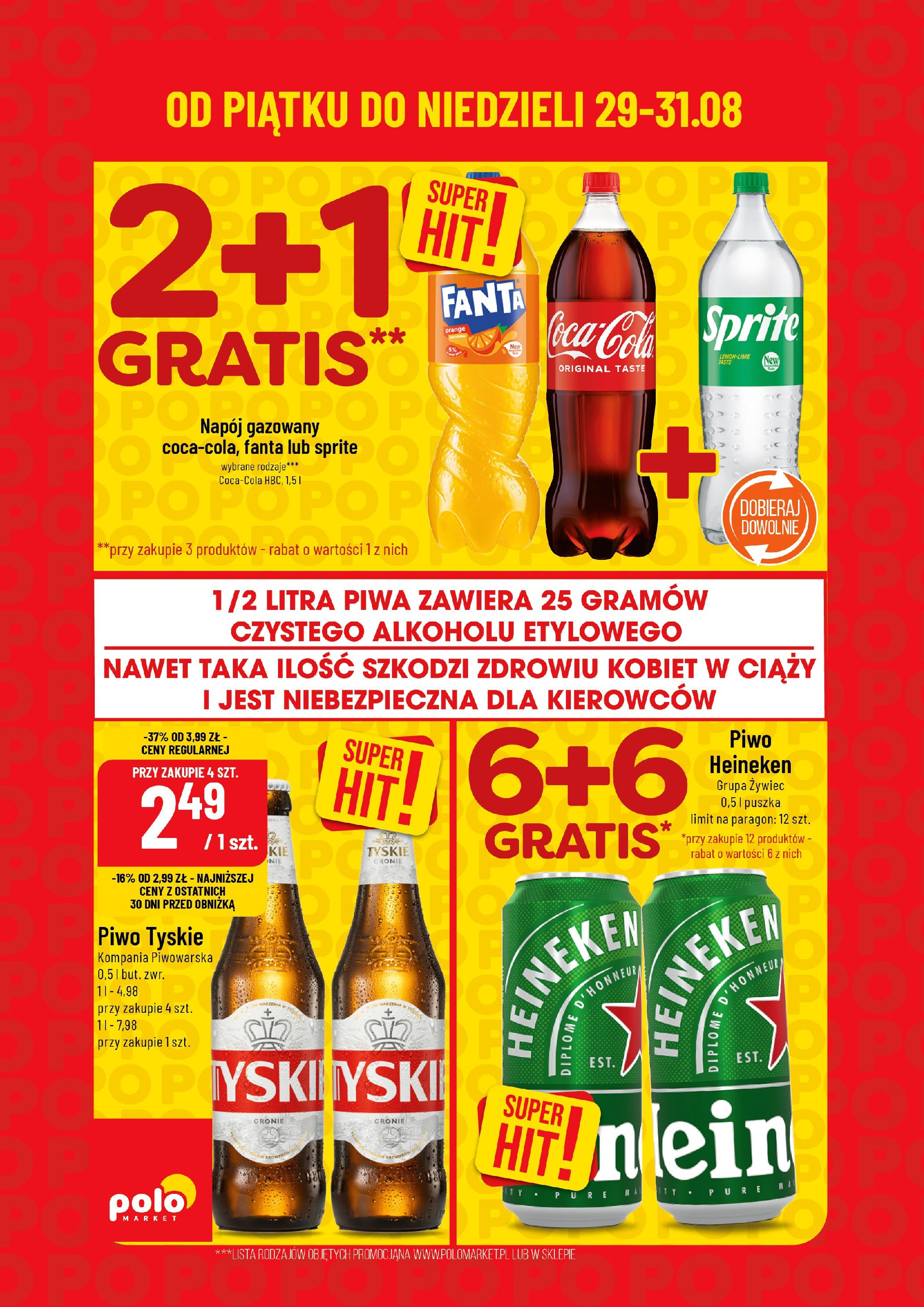 POLOmarket gazetka od jutra (28.08.2025) | Nowa PDF | Strona: 2 | Produkty: Sprite, Tyskie, Piwo, Heineken POLOmarket gazetka od jutra (28.08.2025) - Nowa PDF | Strona: 2 | Produkty: Sprite, Tyskie, Piwo, Heineken