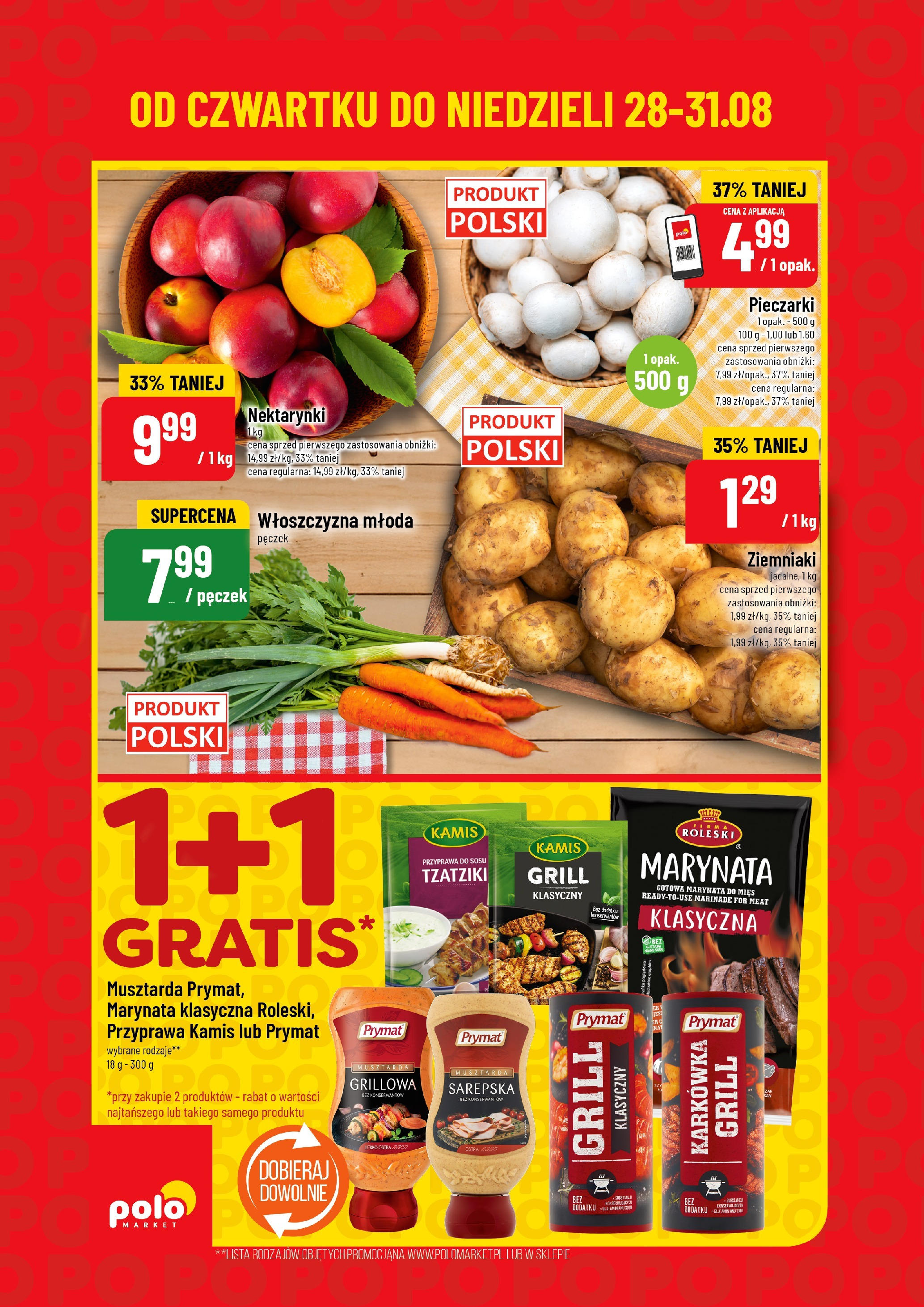 POLOmarket gazetka od jutra (28.08.2025) | Nowa PDF | Strona: 4 | Produkty: Tzatziki, Karkówka, Grill, Musztarda POLOmarket gazetka od jutra (28.08.2025) - Nowa PDF | Strona: 4 | Produkty: Tzatziki, Karkówka, Grill, Musztarda