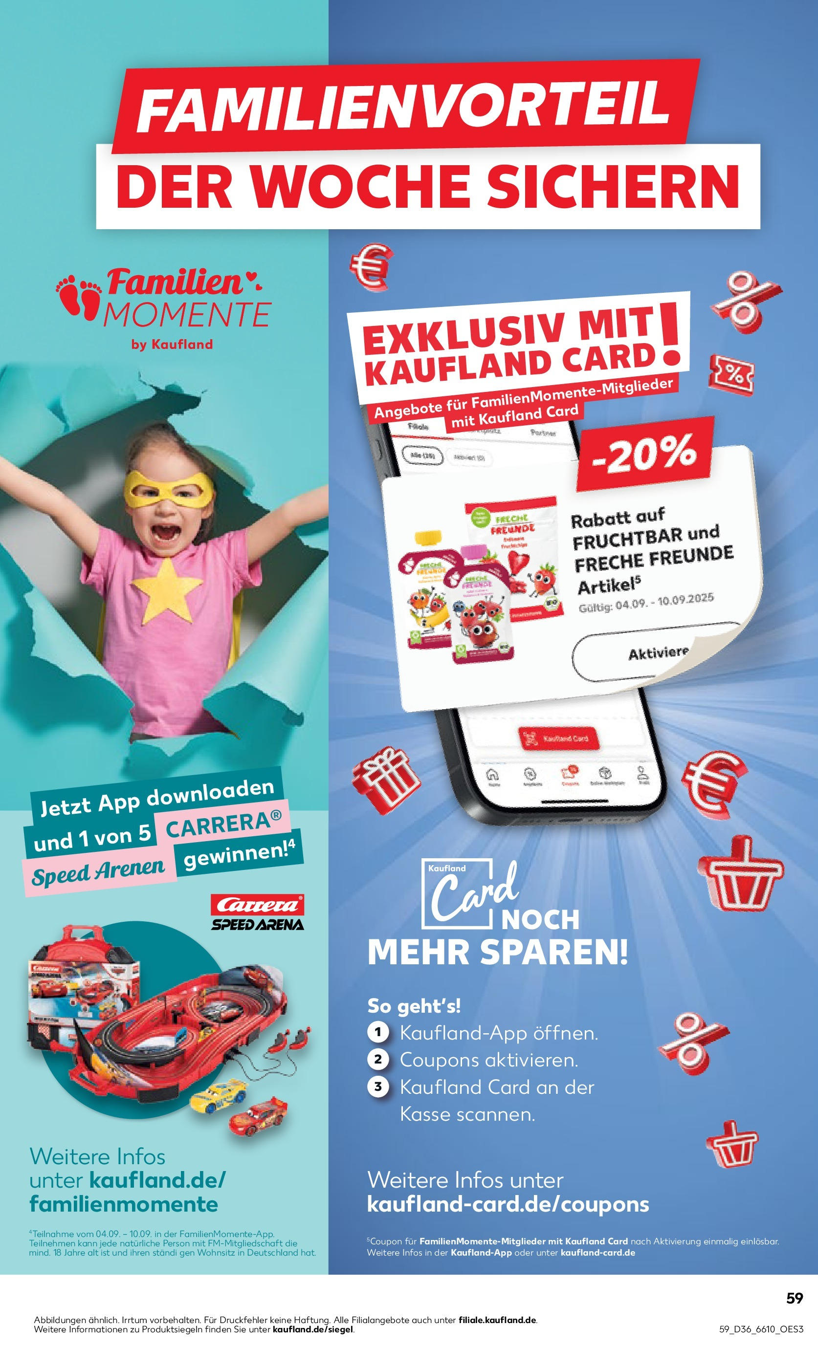 Prospekt Kaufland ab 04.09.2025 » Angebote und Werbung Online | Seite: 59 Prospekt Kaufland ab 04.09.2025 » Angebote Online zum Blättern | Seite: 59