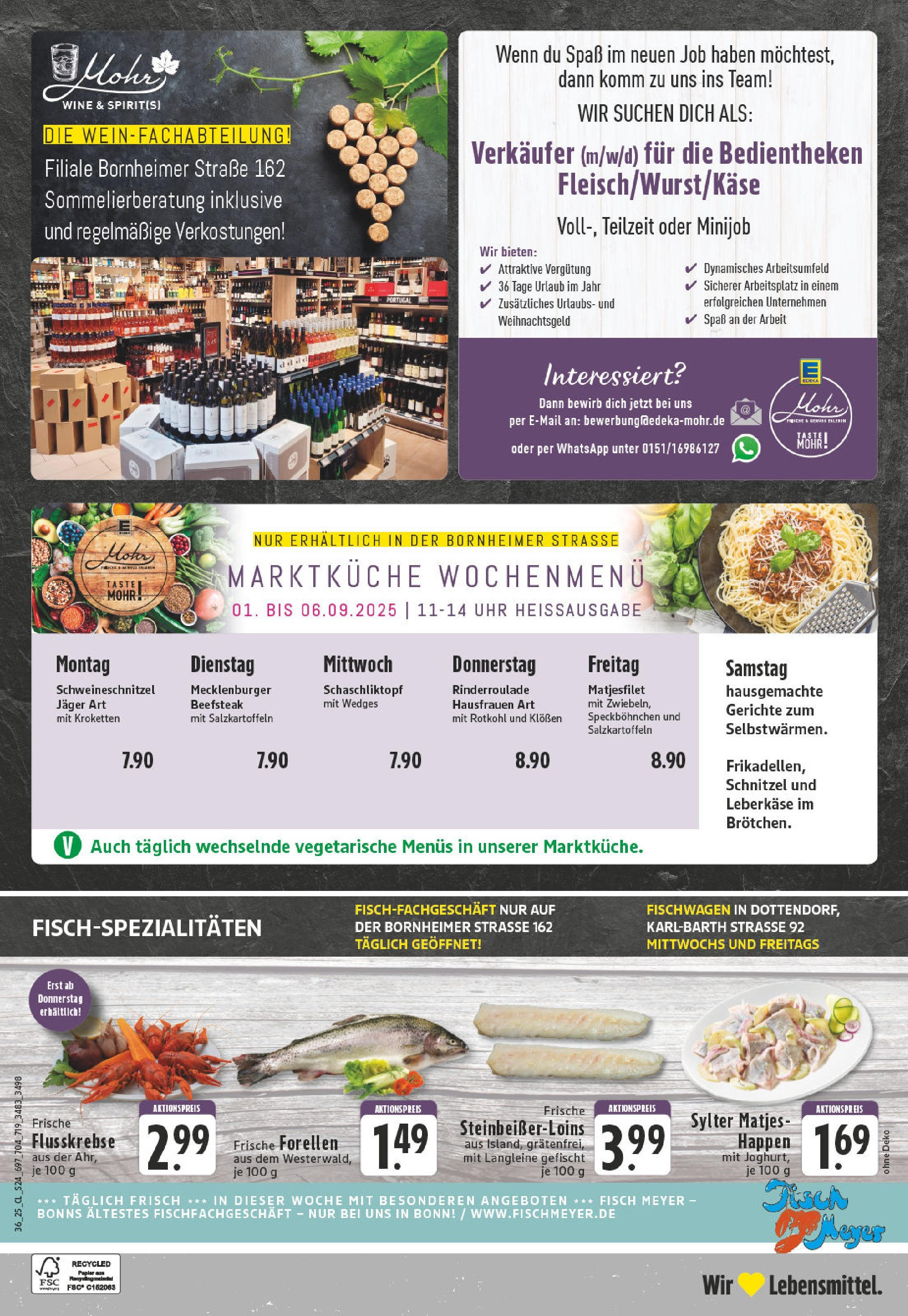 Edeka prospekt Bonn (ab 01.09.2025) » Angebote Online | Seite: 24 | Produkte: Tisch, Fisch, Uhr, Leberkase Edeka prospekt Bonn (ab 01.09.2025) » Angebote Online | Seite: 24 | Produkte: Tisch, Fisch, Uhr, Leberkase
