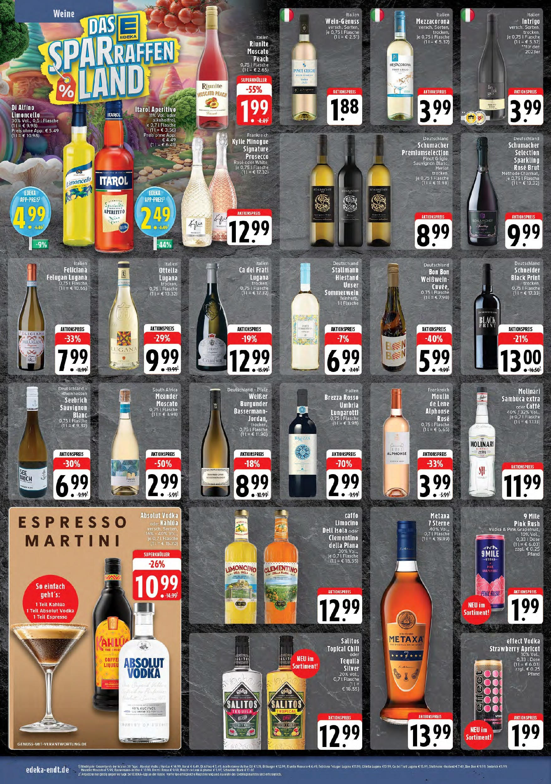 Edeka prospekt Mönchengladbach	 (ab 01.09.2025) » Angebote Online | Seite: 10 | Produkte: Merlot, Prosecco, Wein, Vodka
