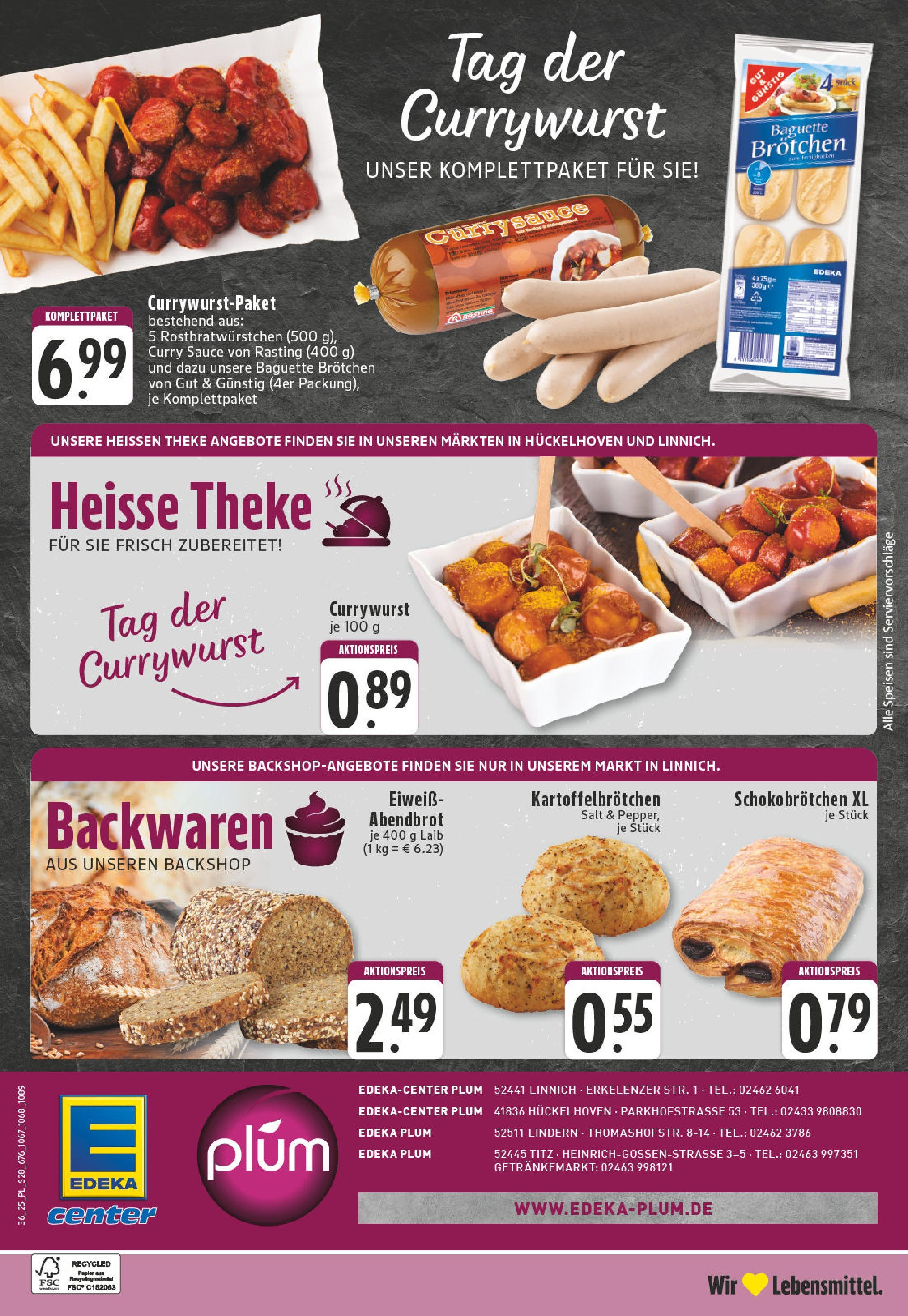 Edeka prospekt Titz (ab 01.09.2025) » Angebote Online | Seite: 28 | Produkte: Theke, Baguette Edeka prospekt Titz (ab 01.09.2025) » Angebote Online | Seite: 28 | Produkte: Theke, Baguette