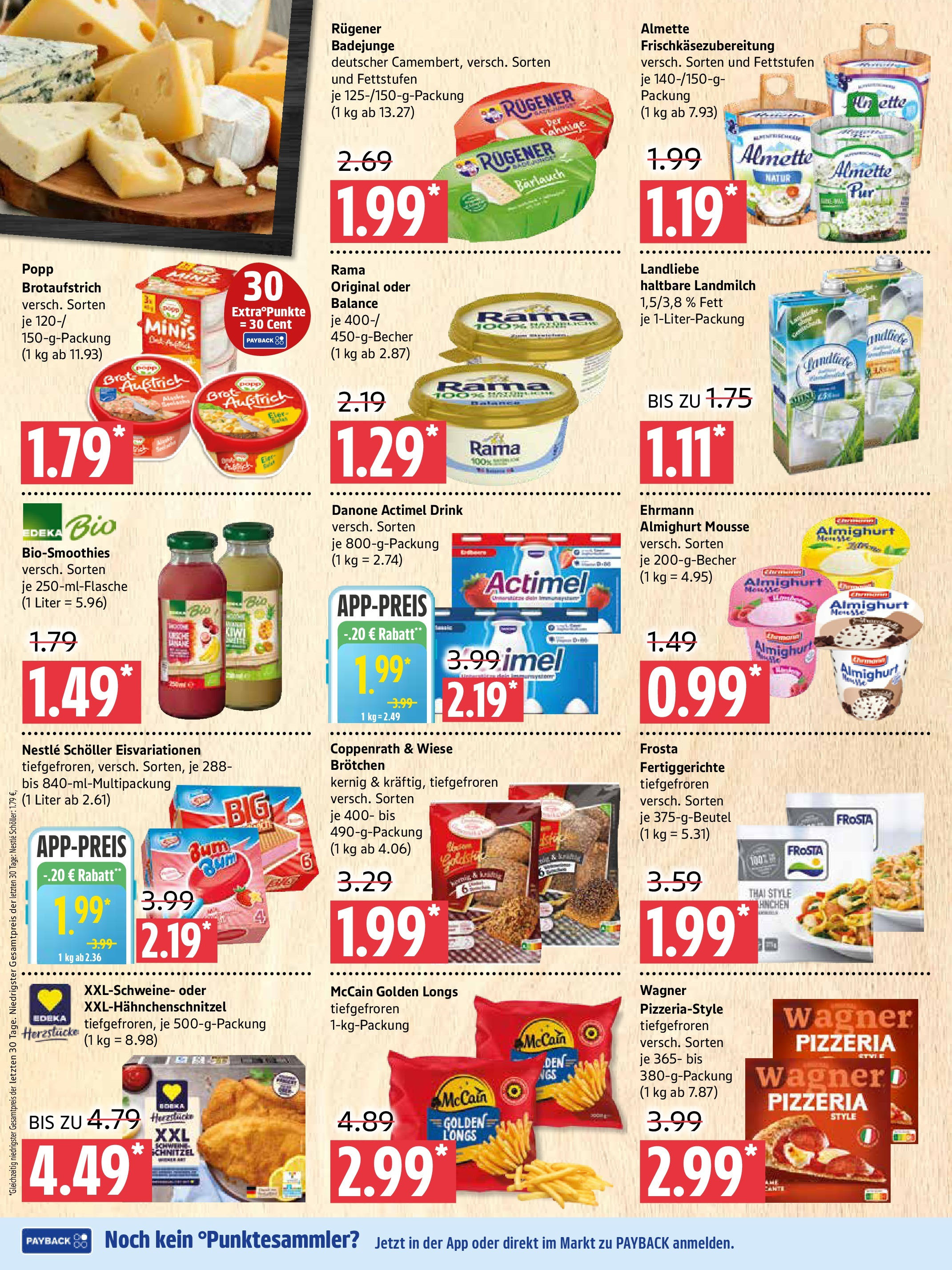 Marktkauf - Marktkauf: Wochenangebote (ab 01.09.2025) » Angebote ab Montag | Seite: 4 | Produkte: Actimel, Rama, Schnitzel, Kiwi Marktkauf - Marktkauf: Wochenangebote (ab 01.09.2025) » Angebote online | Seite: 4 | Produkte: Actimel, Rama, Schnitzel, Kiwi