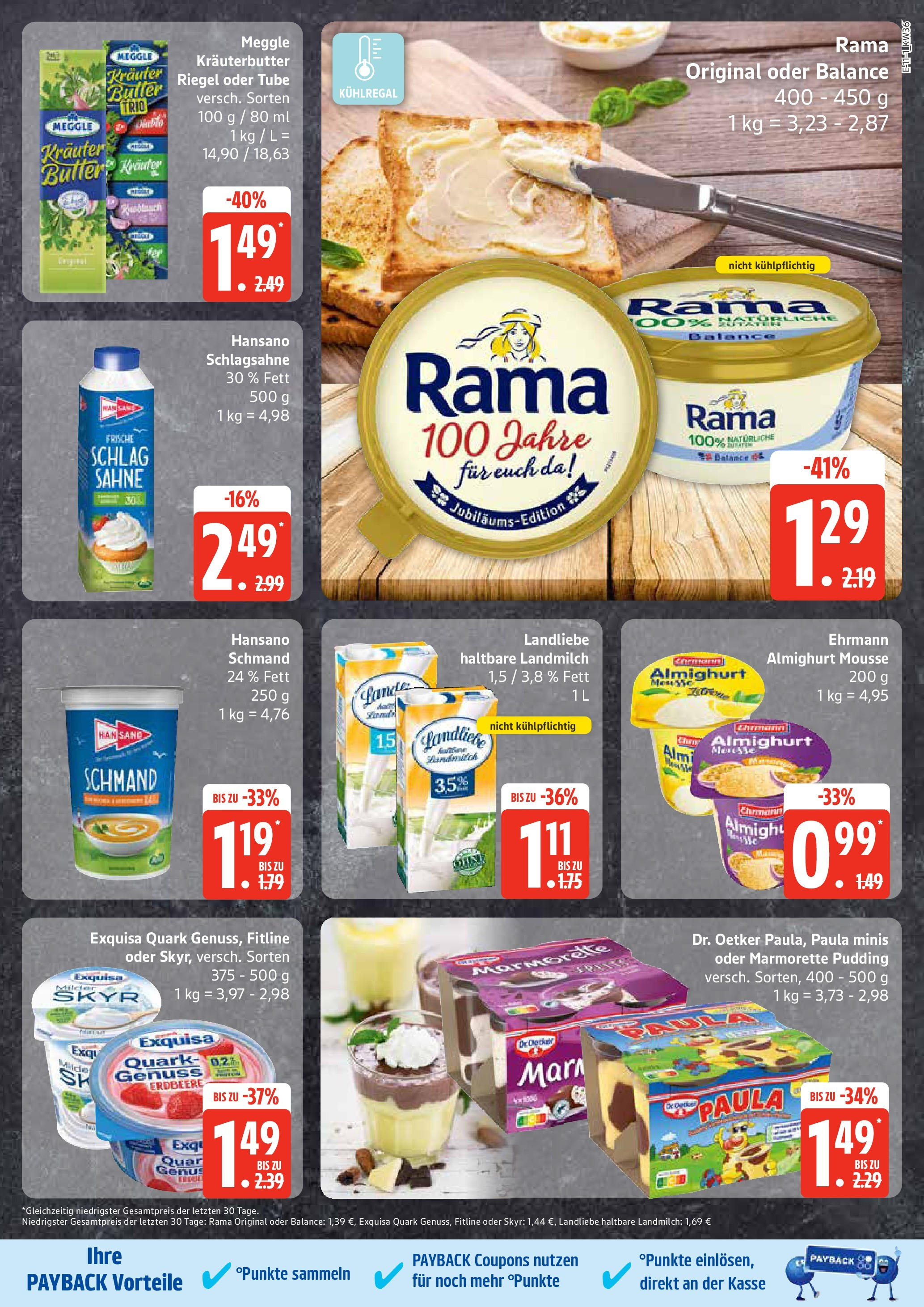 Marktkauf - Marktkauf: Wochenangebote (ab 01.09.2025) » Angebote ab Montag | Seite: 11 | Produkte: Quark, Schlagsahne, Butter, Exquisa Marktkauf - Marktkauf: Wochenangebote (ab 01.09.2025) » Angebote online | Seite: 11 | Produkte: Quark, Schlagsahne, Butter, Exquisa