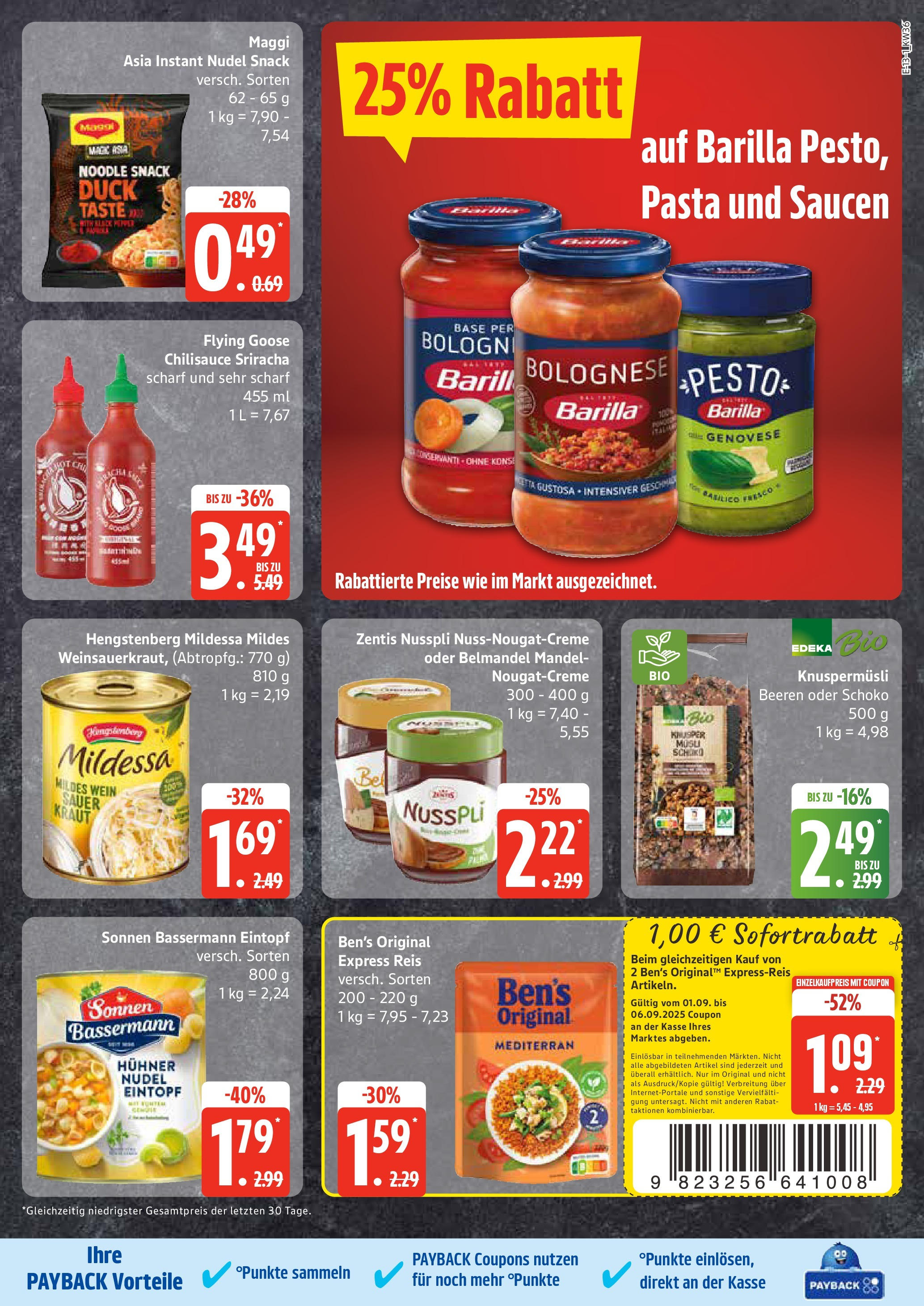 Marktkauf - Marktkauf: Wochenangebote (ab 01.09.2025) » Angebote ab Montag | Seite: 13 | Produkte: Maggi, Kraut, Pasta, Reis Marktkauf - Marktkauf: Wochenangebote (ab 01.09.2025) » Angebote online | Seite: 13 | Produkte: Maggi, Kraut, Pasta, Reis