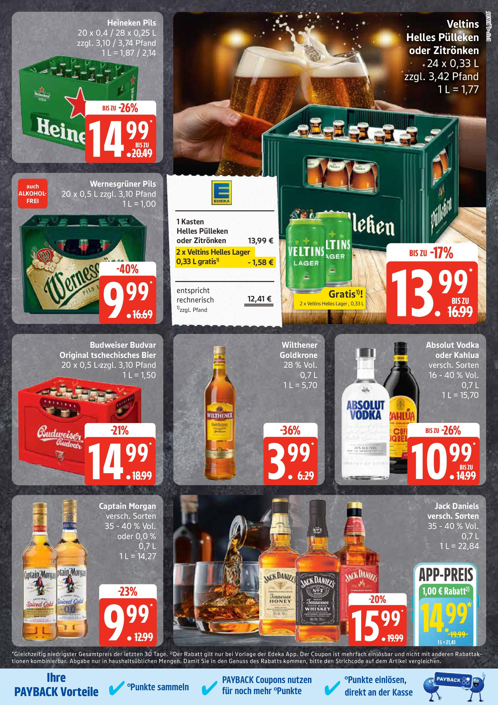 Marktkauf - Marktkauf: Wochenangebote (ab 01.09.2025) » Angebote ab Montag | Seite: 17 | Produkte: Bier, Jack Daniel's, Captain morgan, Budweiser Marktkauf - Marktkauf: Wochenangebote (ab 01.09.2025) » Angebote online | Seite: 17 | Produkte: Bier, Jack Daniel's, Captain morgan, Budweiser
